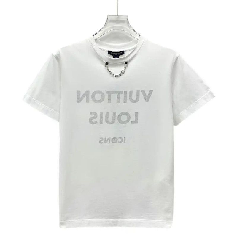 Louis Vuitton Louis Vuitton White Cotton T-Shirt for Women 0089 Size XS / US 0-2 / IT 36-38 - 1 Thumbnail