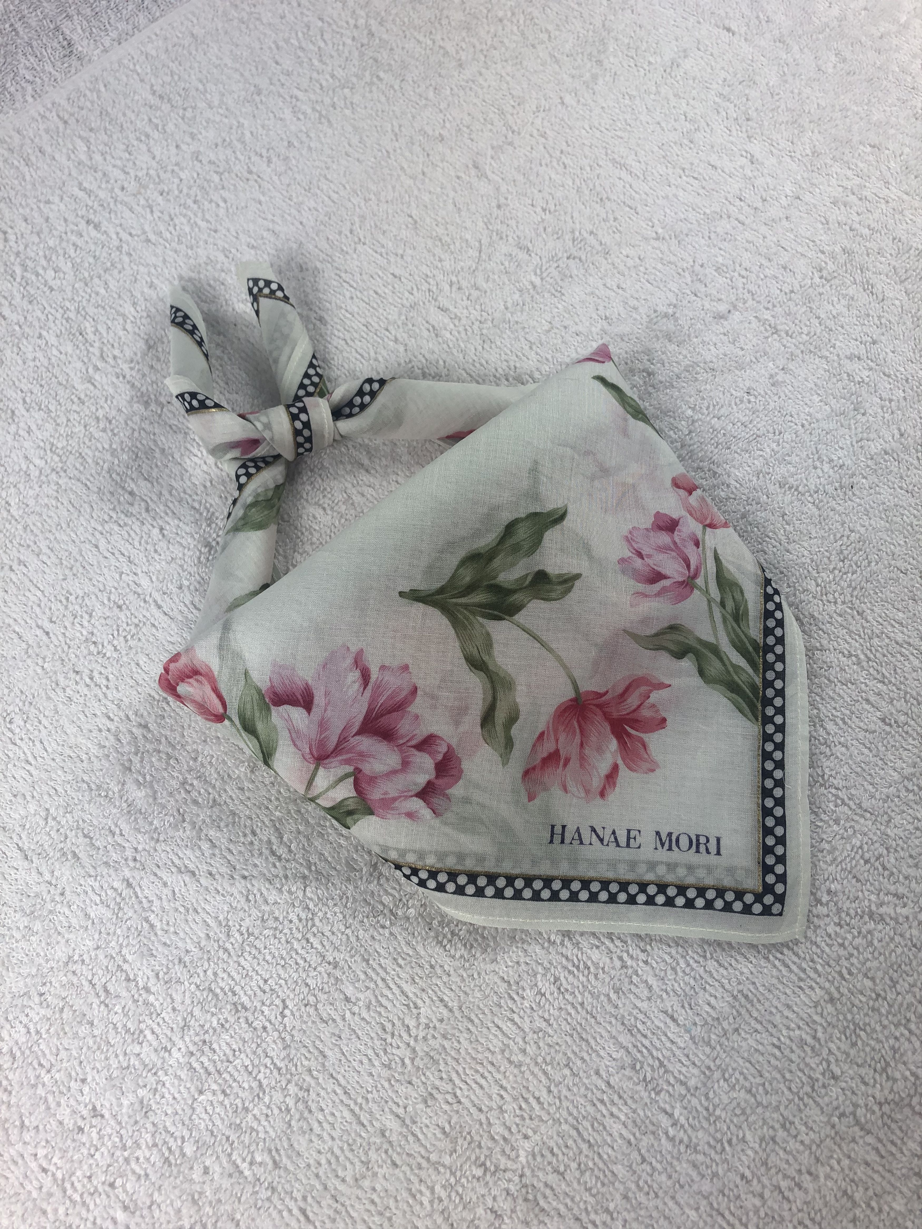 Hanae Mori × Japanese Brand × Vintage Hanae Mori Handkerchief / Bandana / Neckerchief Size ONE SIZE - 2 Thumbnail