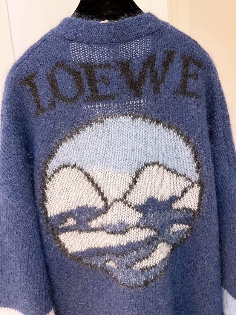 Loewe LOEWE Polar bear long knit cardigan Size XS / US 0-2 / IT 36-38 - 5 Thumbnail
