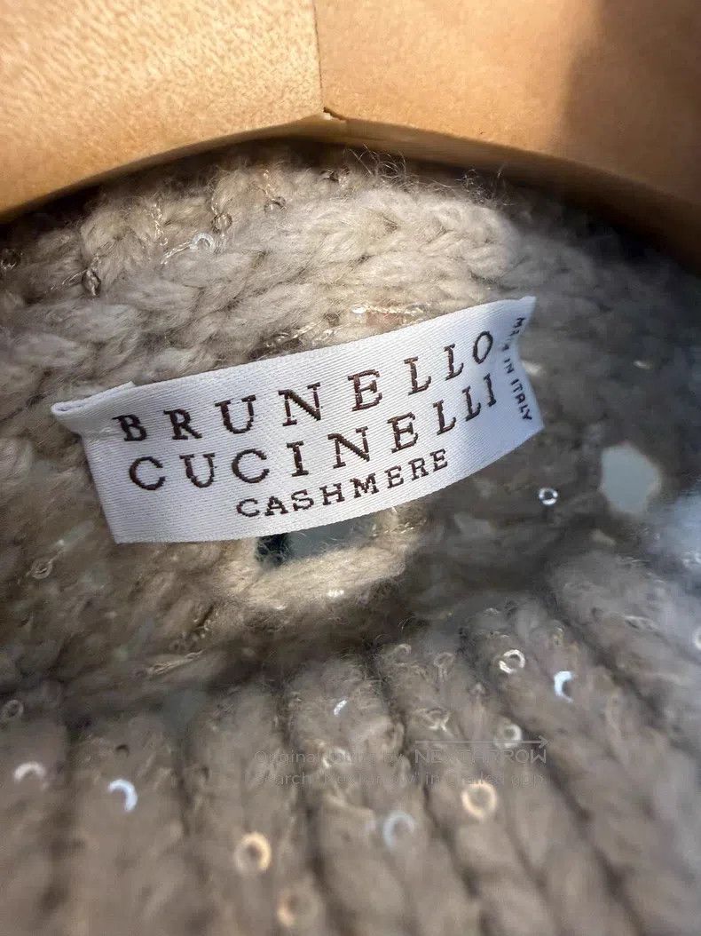Brunello Cucinelli Brunello Cucinelli Sequined Cashmere Sweater Size M / US 6-8 / IT 42-44 - 6 Thumbnail
