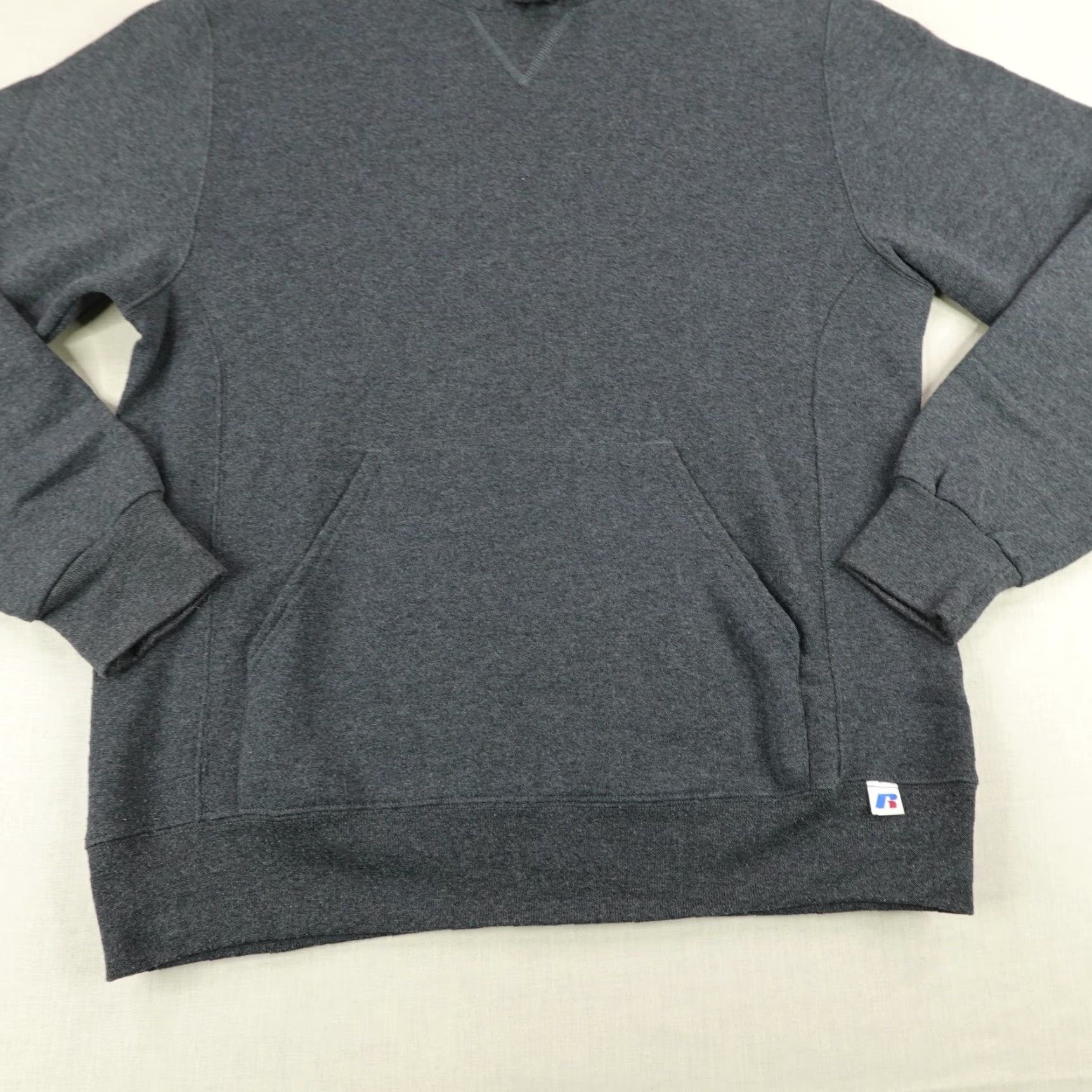 Russell Athletic Russell Athletic Hoodie Mens Medium Gray Pullover Sweatshirt Fleece Logo Pocketed Outdoor Sports Regular Fit Size US M / EU 48-50 / 2 - 3 Thumbnail