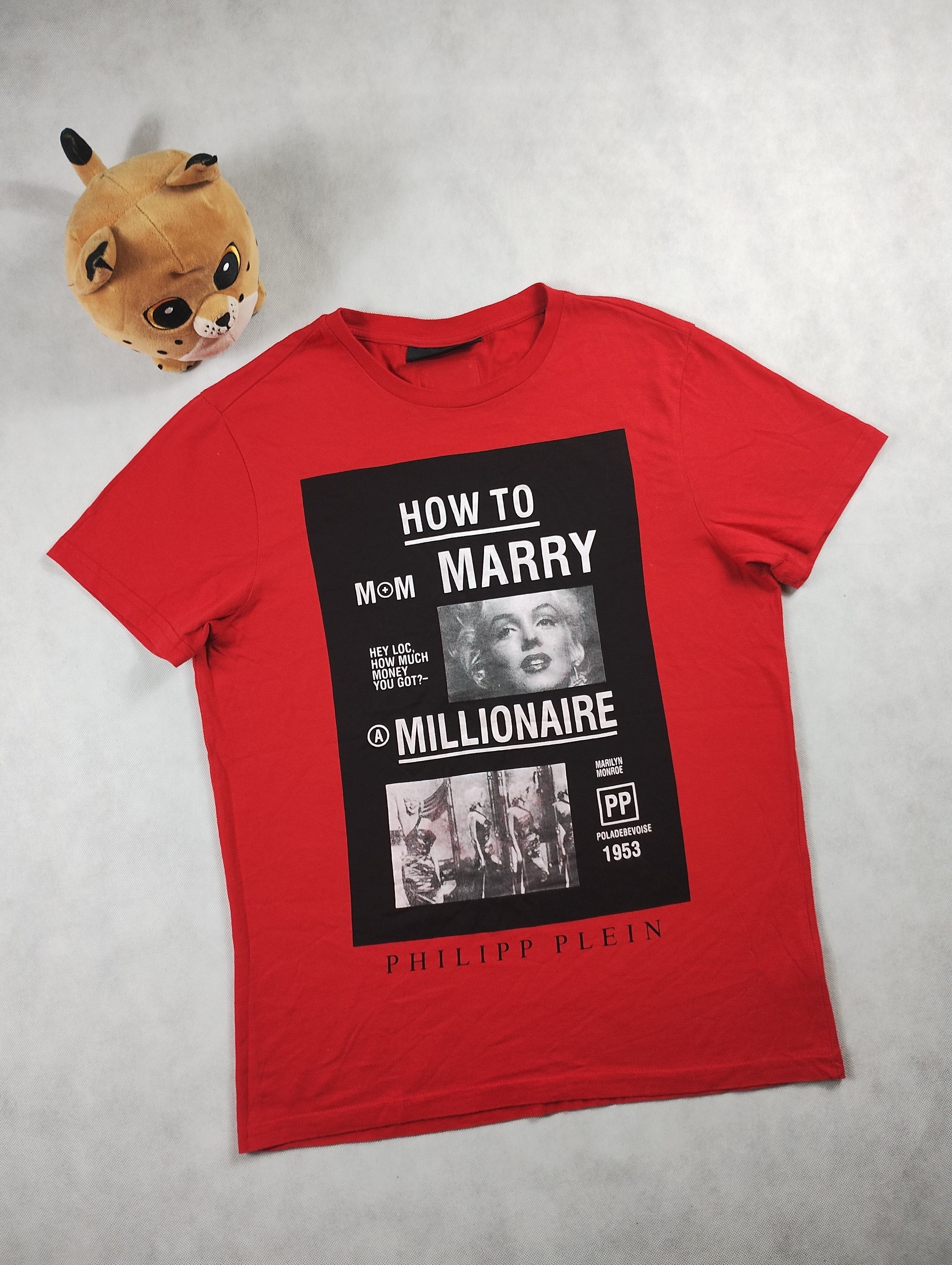 Philipp Plein Phillip Plein+Marilyn Monroe+Millionaire t-shirt Black logo Size L / US 10 / IT 46 - 5 Thumbnail