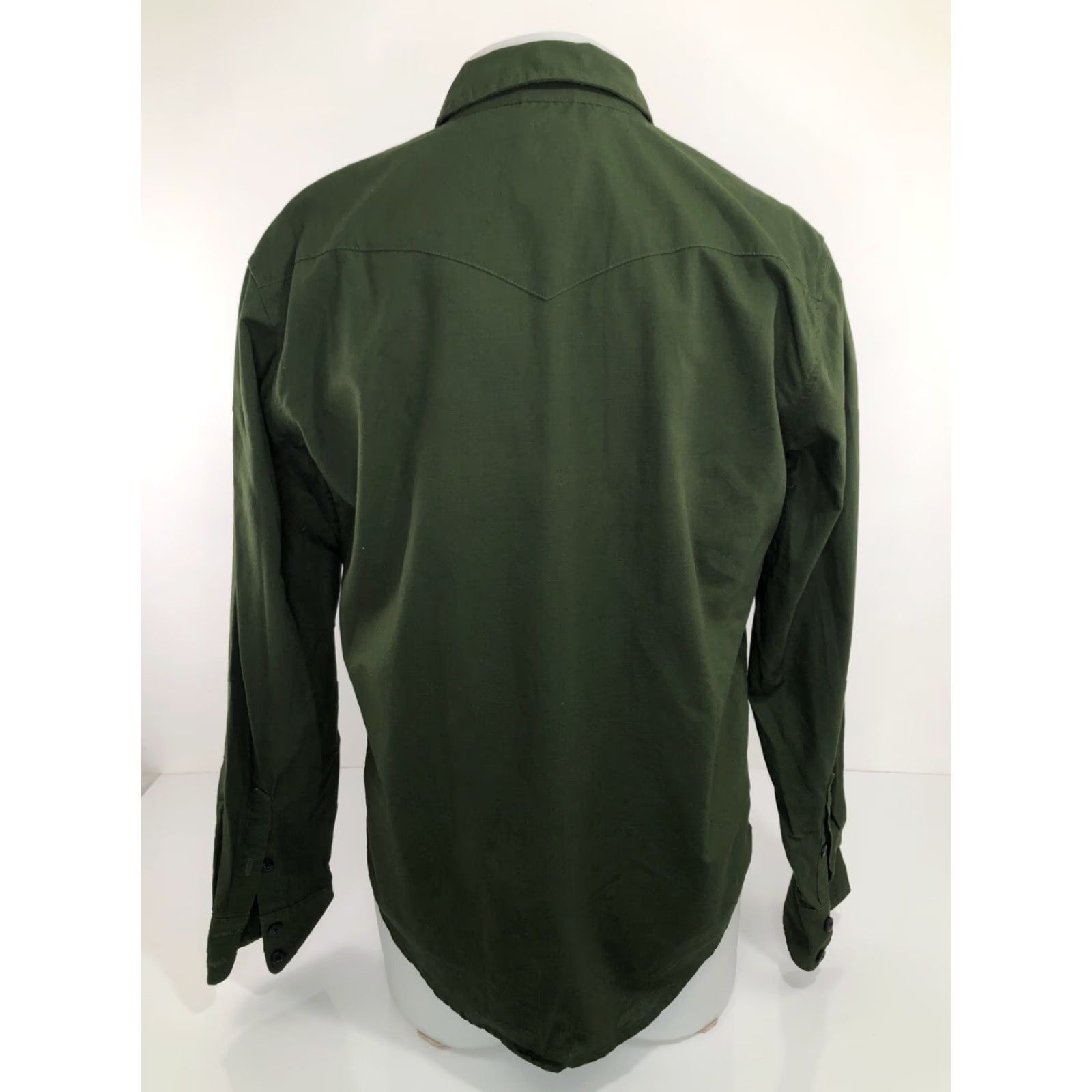 Topo Designs Topo Designs Mens Md. Lightweight Shirt Mens M Button-Up Long Sleeve Green - 90s/Designer? Size US M / EU 48-50 / 2 - 3 Thumbnail