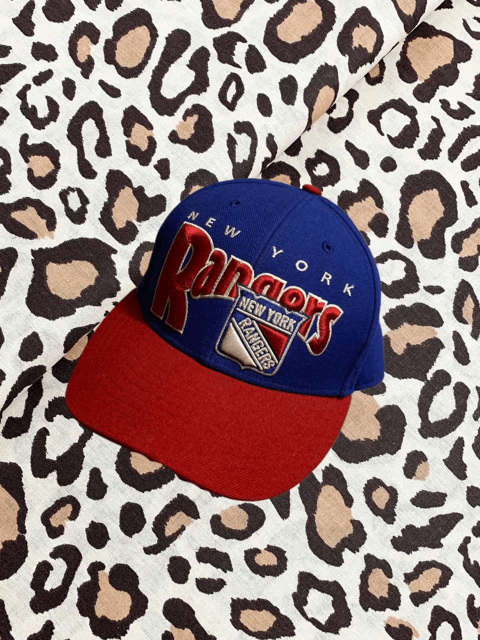 NHL Vintage New York Rangers Cap Hat Size ONE SIZE - 1 Thumbnail