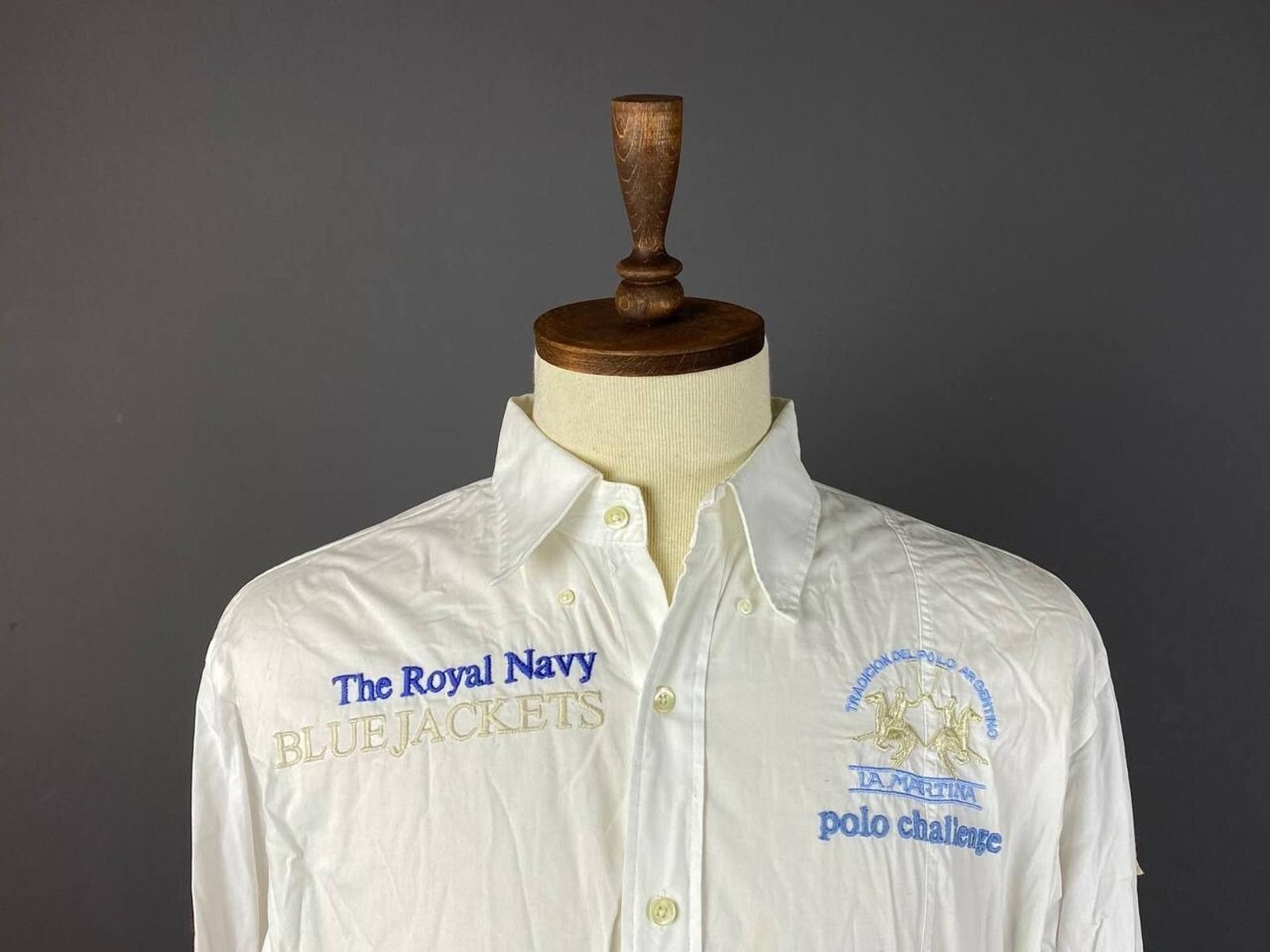 La Martina La Marina Blue Jackets Polo Chalange Shirt Size XXL Size US XXL / EU 58 / 5 - 4 Thumbnail