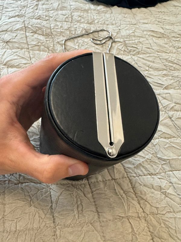 Jean Paul Gaultier Jean Paul Gaultier Black Silver Cylinder Clutch Leather Bag Size ONE SIZE - 6 Thumbnail