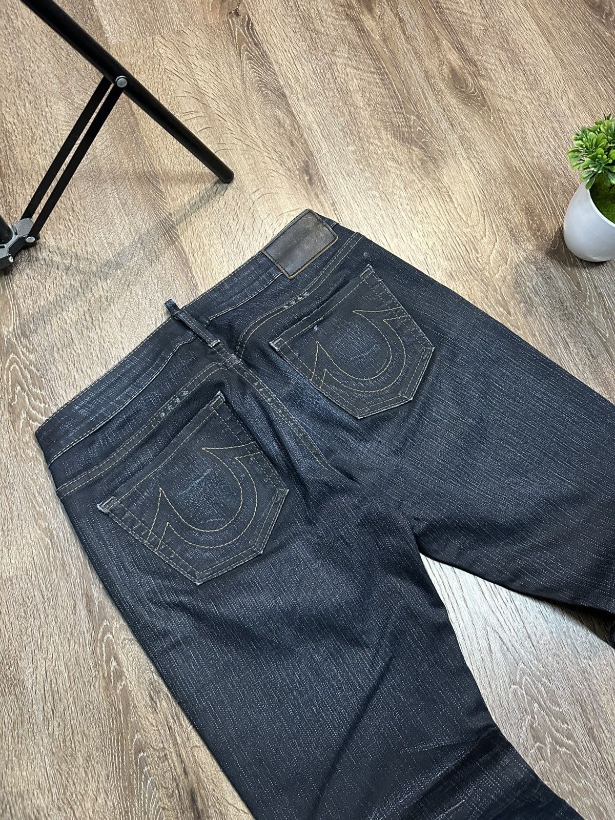 True Religion Vintage True Religion Avan-Garde Faded Jeans Y2K Size 29" - 2 Thumbnail