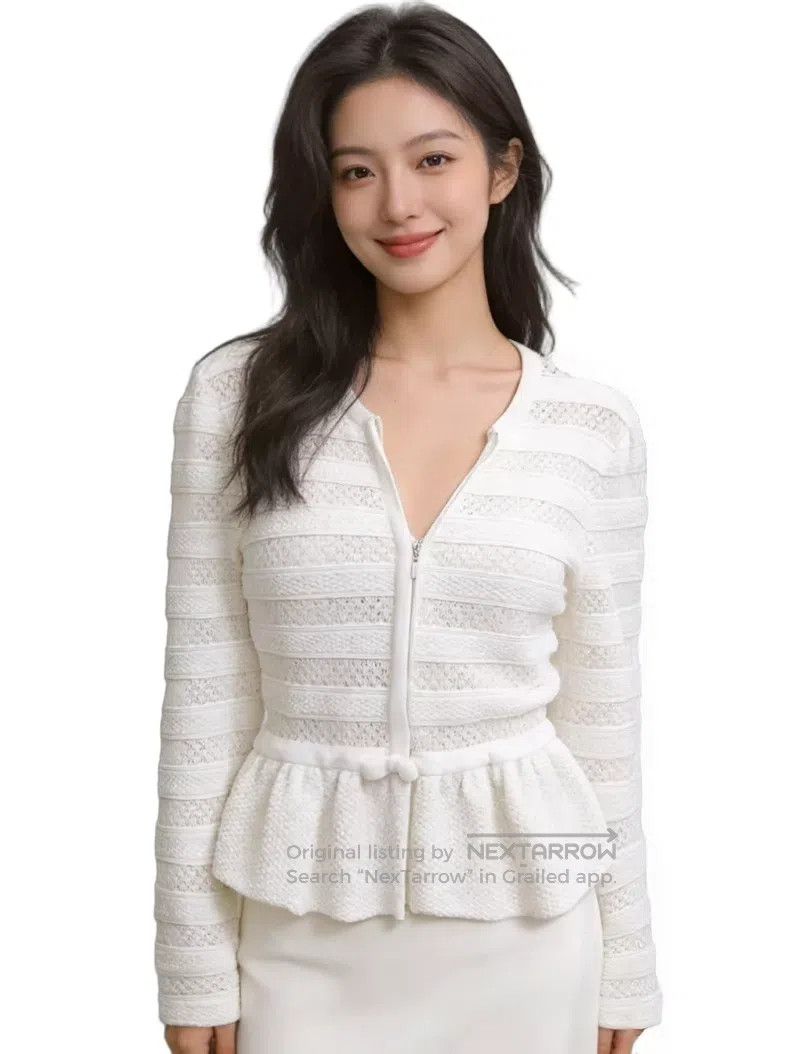 Valentino Valentino White lace skirt top Size XXS / US 00 / IT 34 - 1 Thumbnail