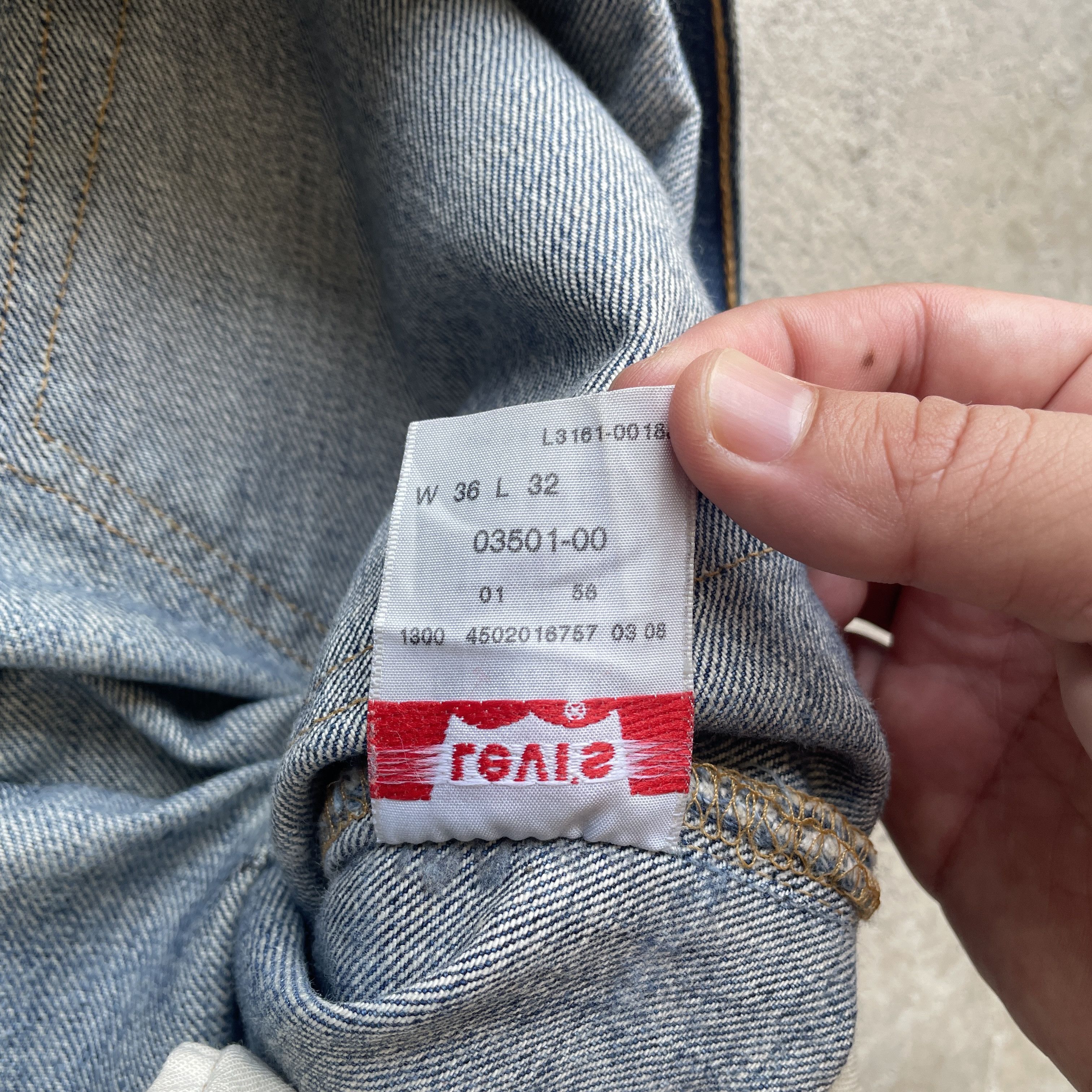 Levi's VINTAGE LEVI’S 501 MUDWASH DISTRESSED JEANS FADED PANTS W37 Size US 37 - 7 Thumbnail