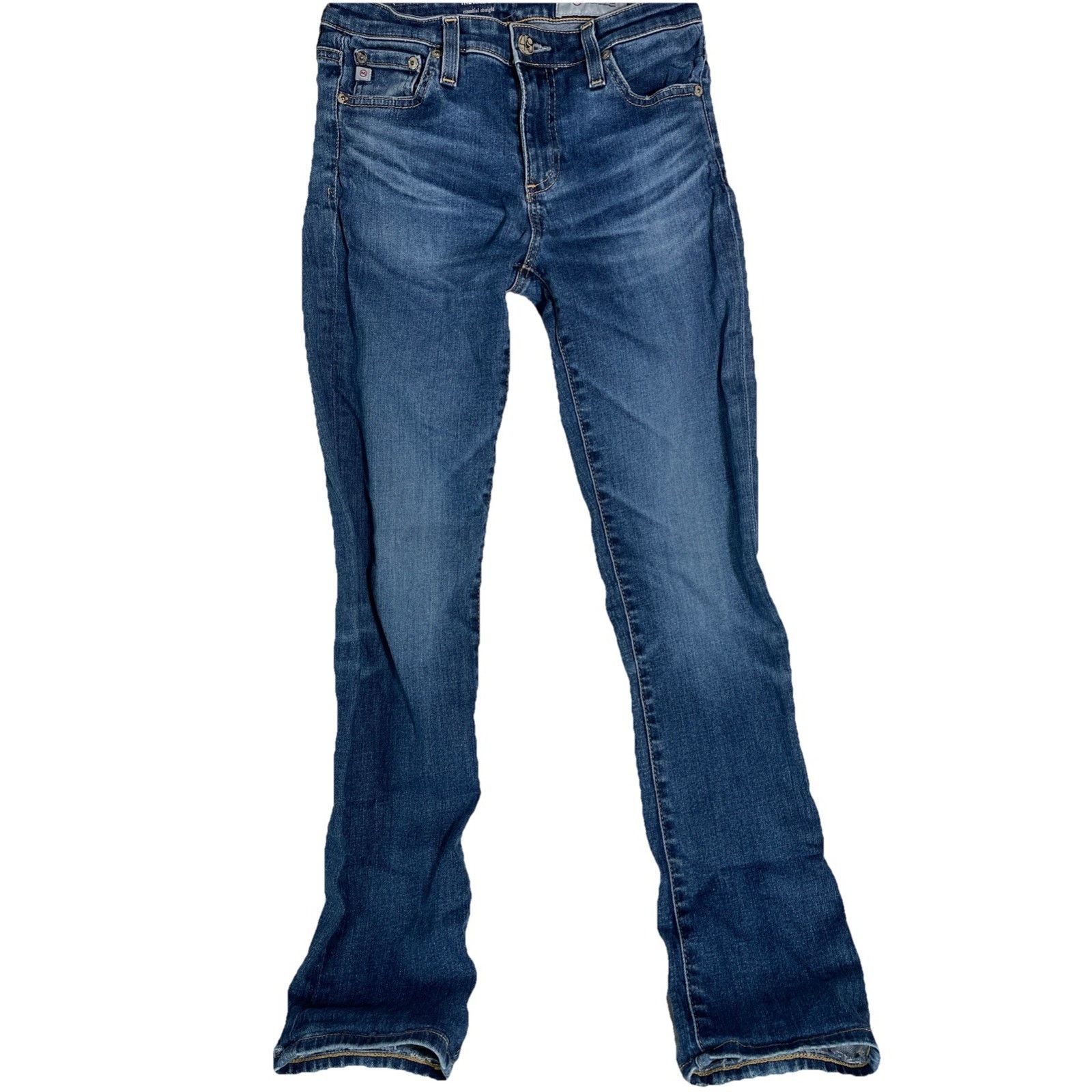 AG Adriano Goldschmied AG Adriano Goldschmied Harper Essential Straight Jeans 25 Size 25" / US 0 / IT 36 - 1 Thumbnail