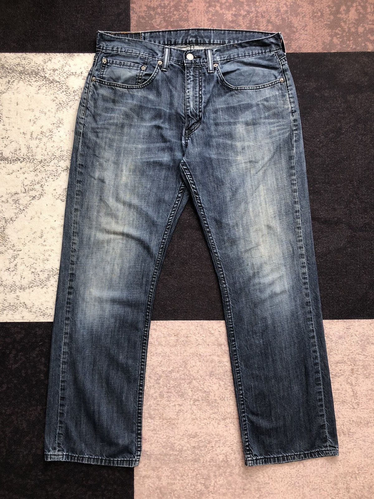 image of Levis x Vintage Size 35X30 Vintage Levi's 559 Distressed Denim Jeans in Blue, Men's