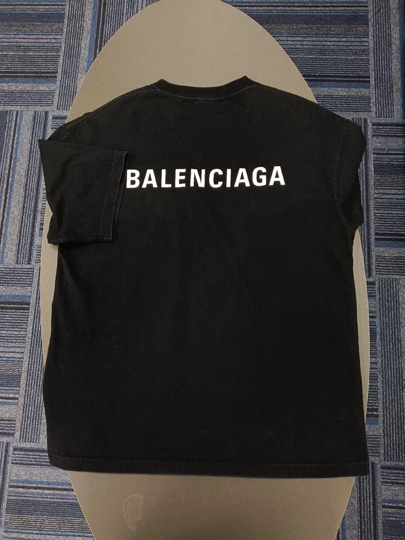 Balenciaga Balenciaga Classic letter logo printed short sleeve T-shir Size US S / EU 44-46 / 1 - 2 Thumbnail