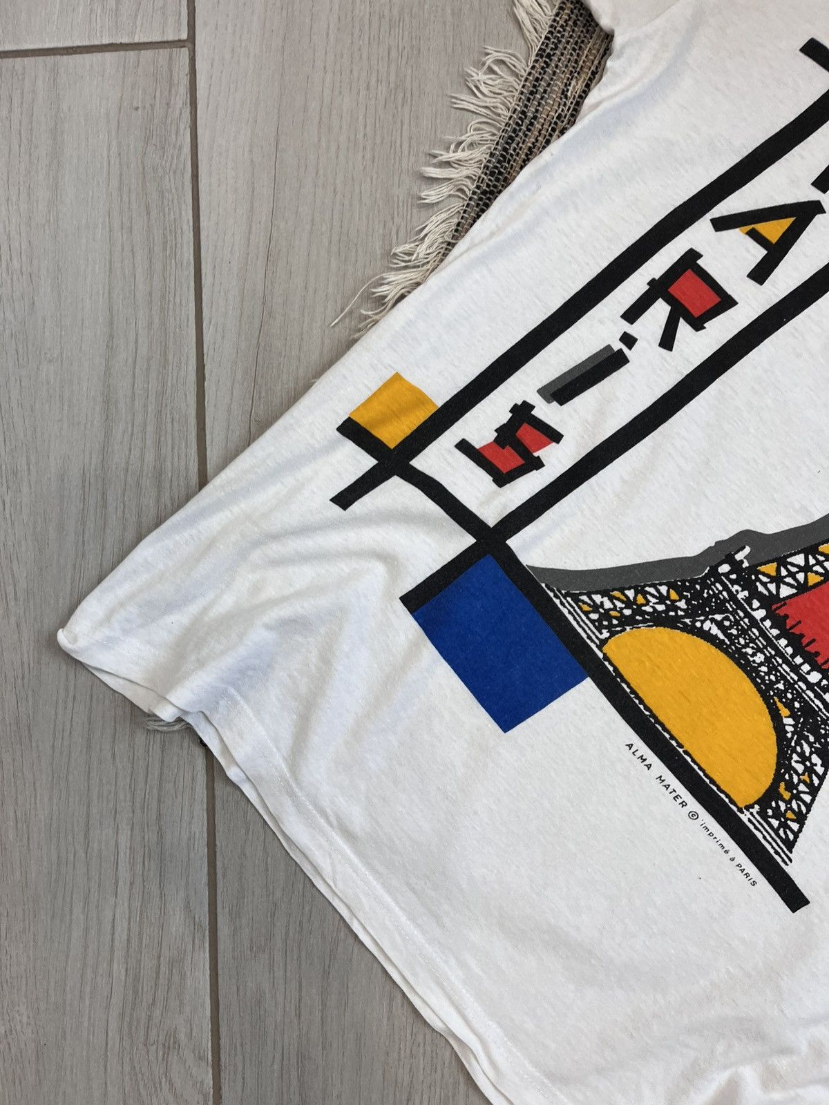 Other Rare Vintage Paris France Alma Mater Tshirt Eiffel Tower 80s Size US L / EU 52-54 / 3 - 5 Thumbnail