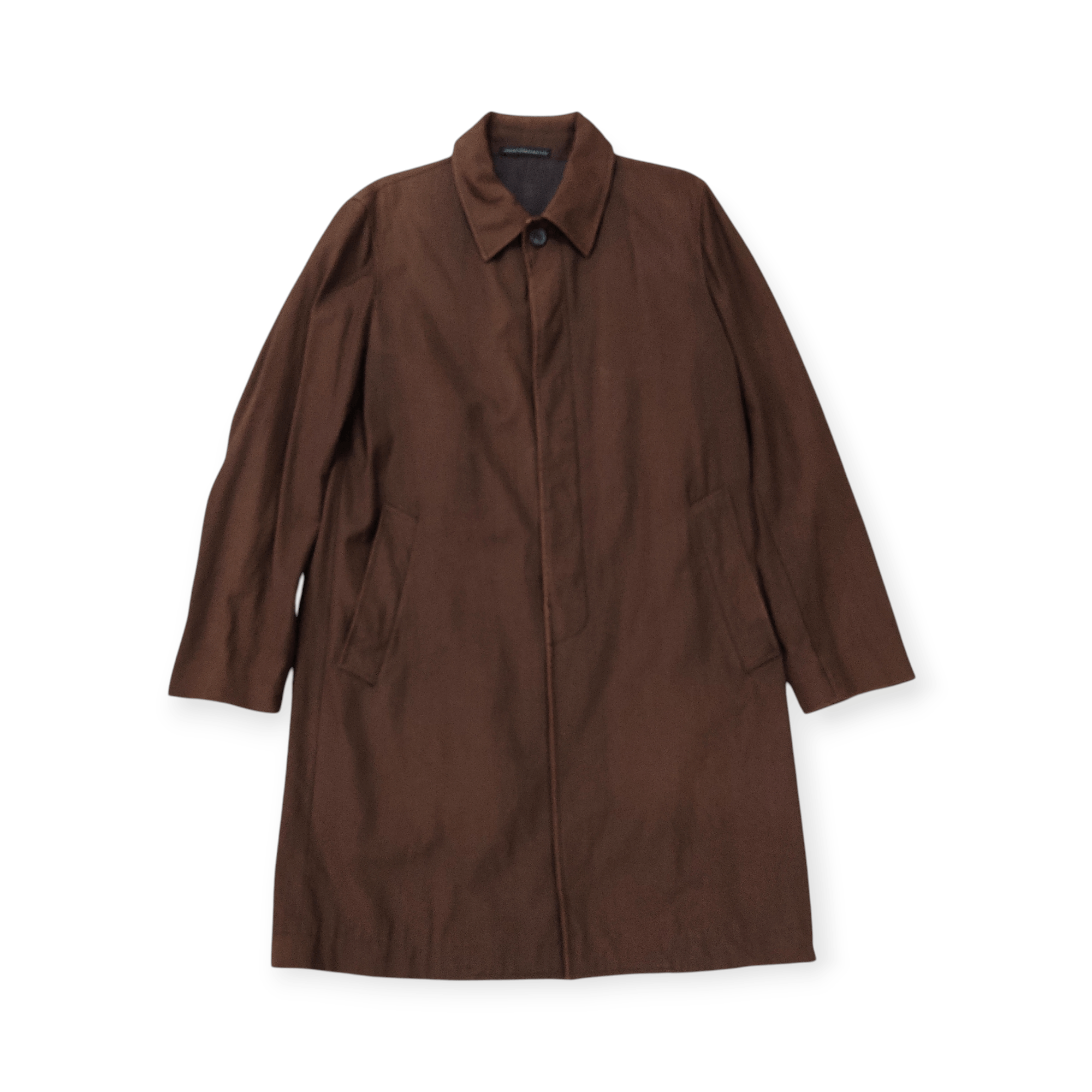 Yohji Yamamoto Yohji Yamamoto Y's Brown Trench Overcoat Jacket Size US M / EU 48-50 / 2 - 4 Thumbnail
