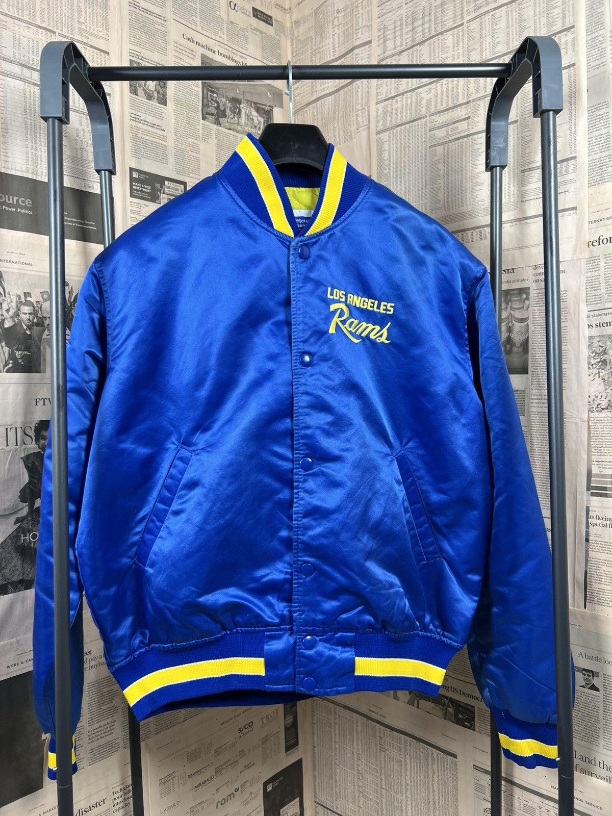Starter Bomber Jacket NFL Los Angeles Rams Size US XL / EU 56 / 4 - 1 Thumbnail