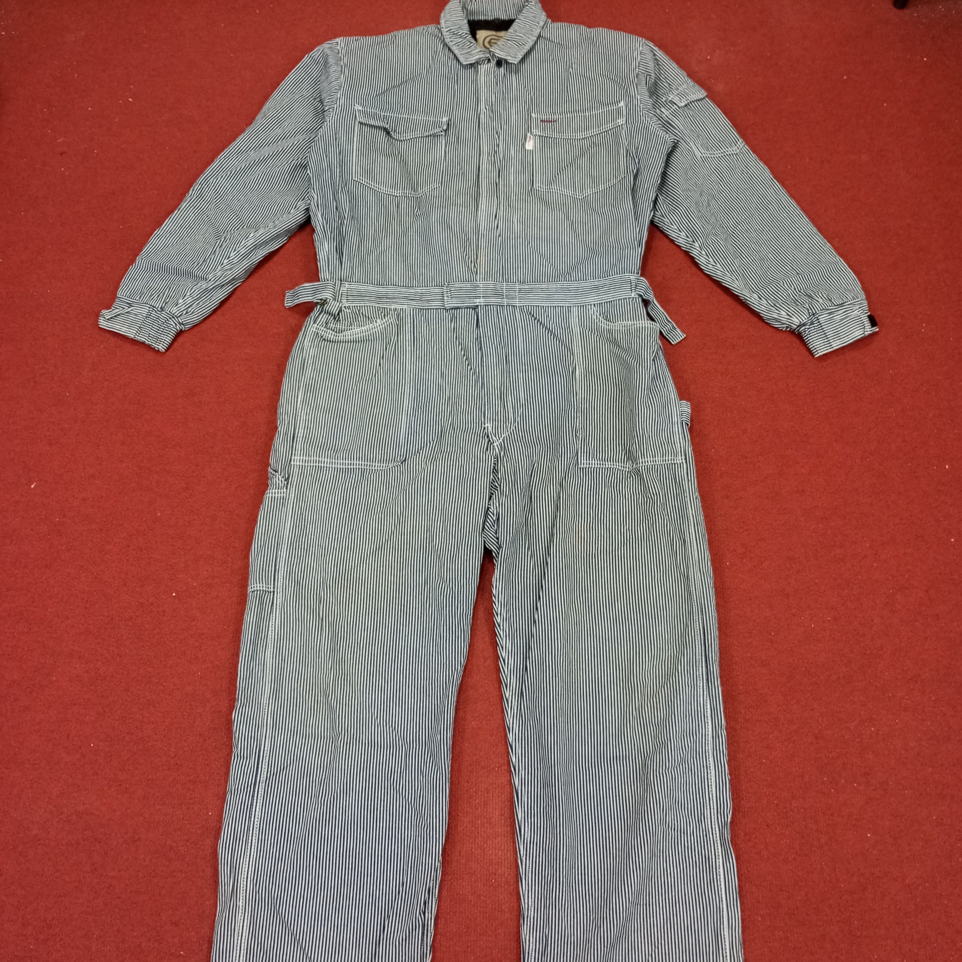 Vintage Grace Engineers Workwear Style Coverall Jacket Size US L / EU 52-54 / 3 - 1 Thumbnail