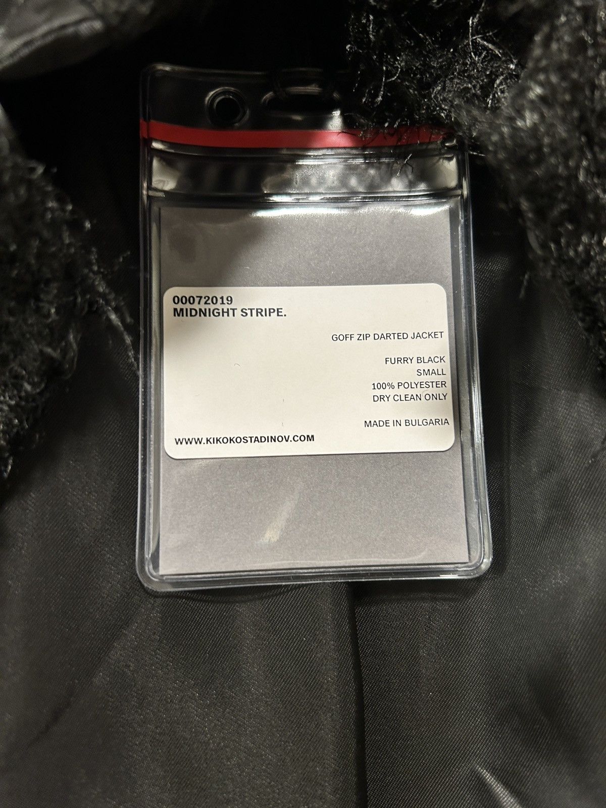 Kiko Kostadinov Kiko Kostadinov F/W 19 Goff Zip Darted Jacket Furry Black Size US S / EU 44-46 / 1 - 2 Thumbnail