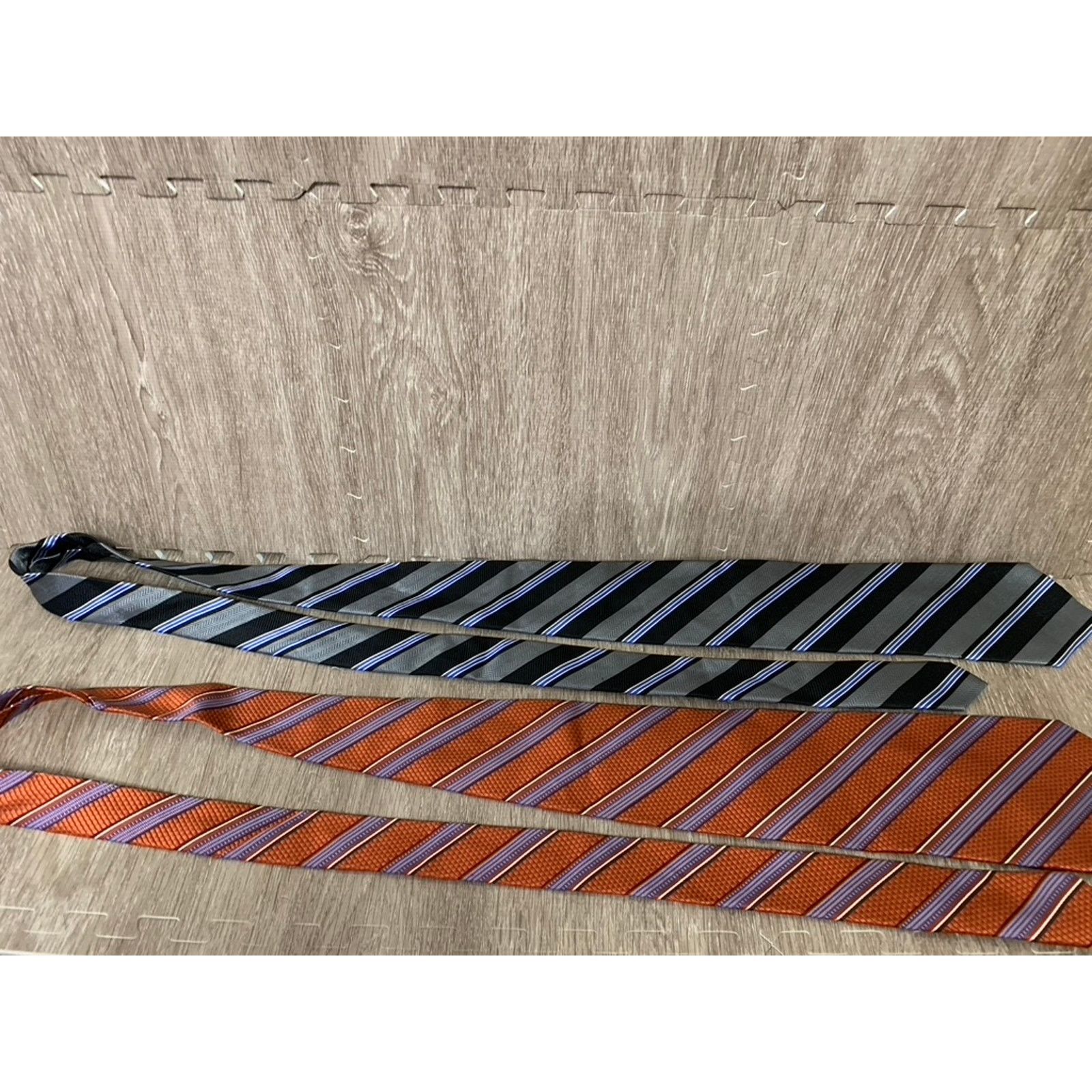 Jos. A. Bank Set of 5 Jos A Bank Vintage Silk Necktie Collection Striped Size ONE SIZE - 6 Thumbnail
