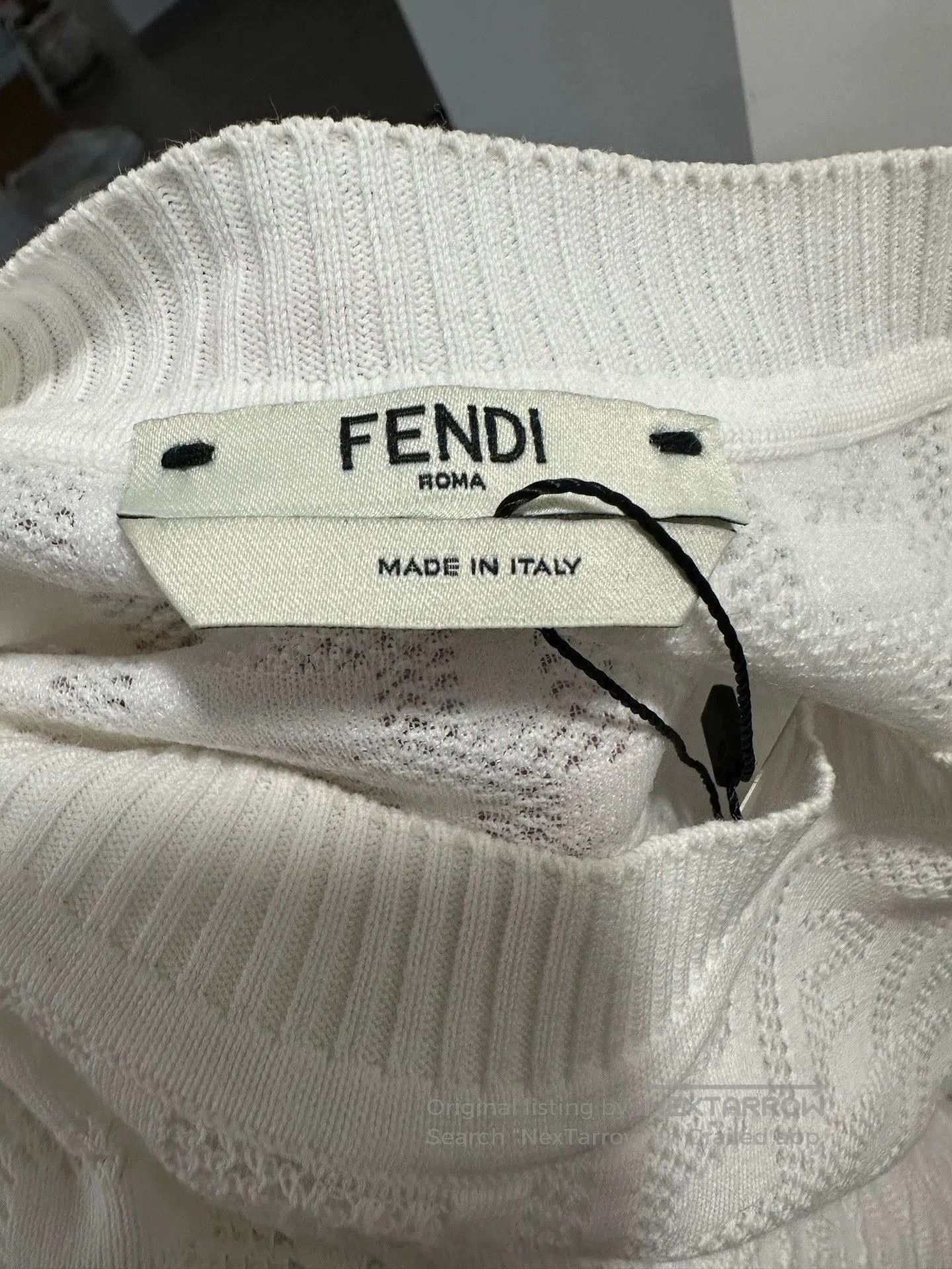 Fendi fendi ff patterned knit long sleeve top. Size US L / EU 52-54 / 3 - 3 Thumbnail