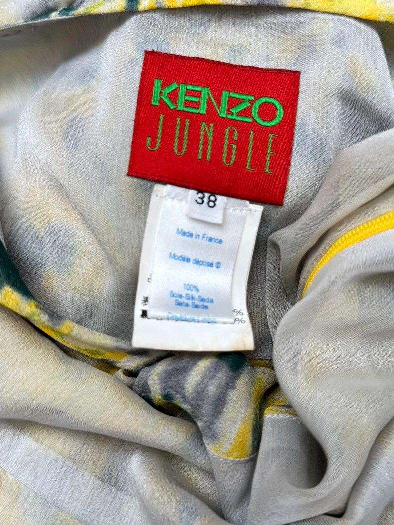 Kenzo KENZO Yellow and green spots silk vest back vintagery Size XS / US 0-2 / IT 36-38 - 8 Thumbnail