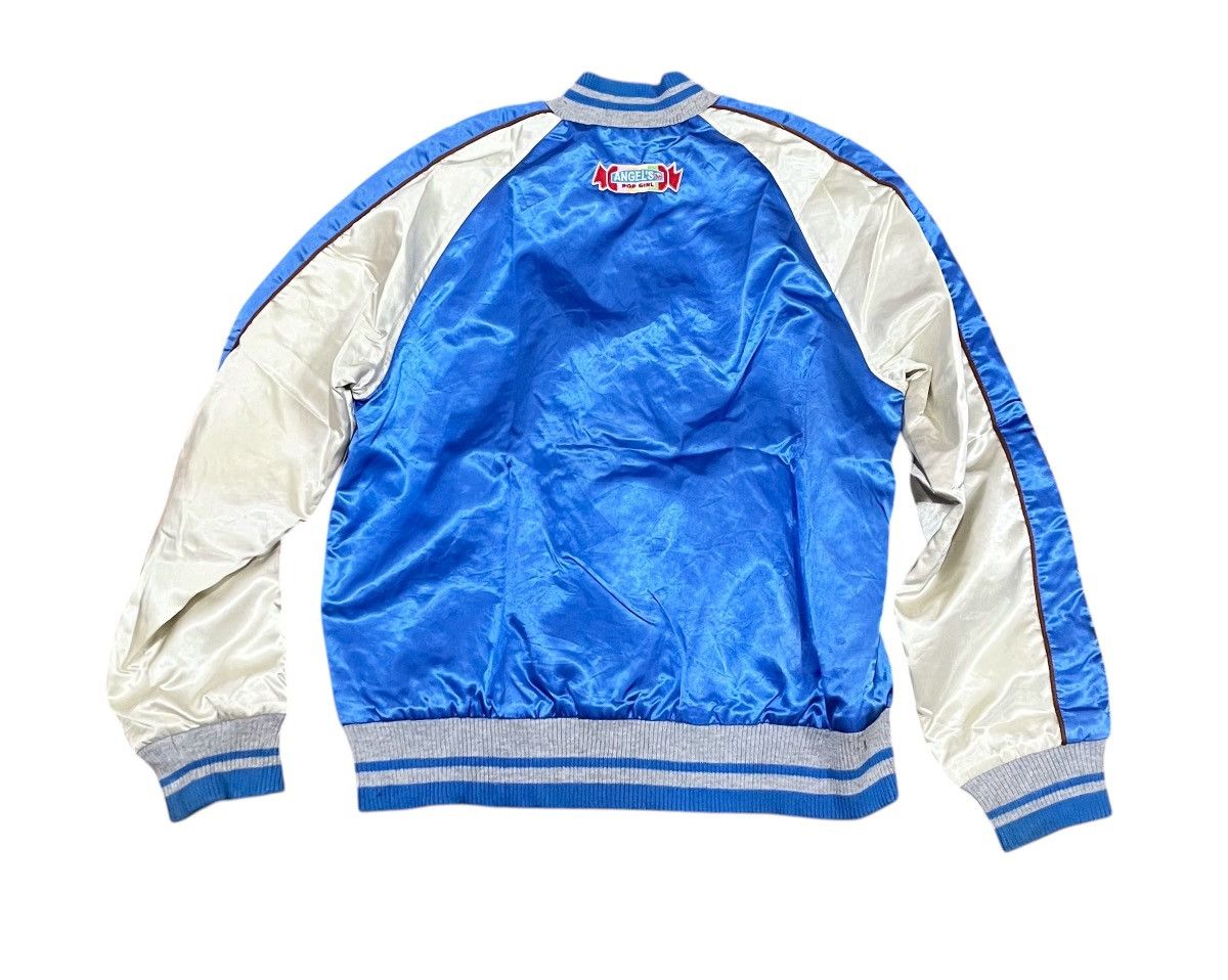 Angel Blue Vintage 90s angel blue patched satin varsity jacket Size US L / EU 52-54 / 3 - 6 Thumbnail