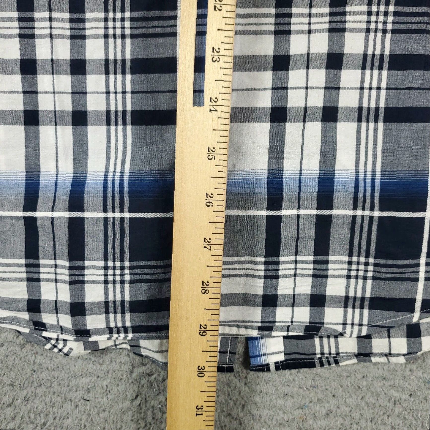 Express VINTAGE Express Shirt Mens Size Medium Blue Plaid Fitted Button Up Long Sleeve Size US M / EU 48-50 / 2 - 4 Thumbnail