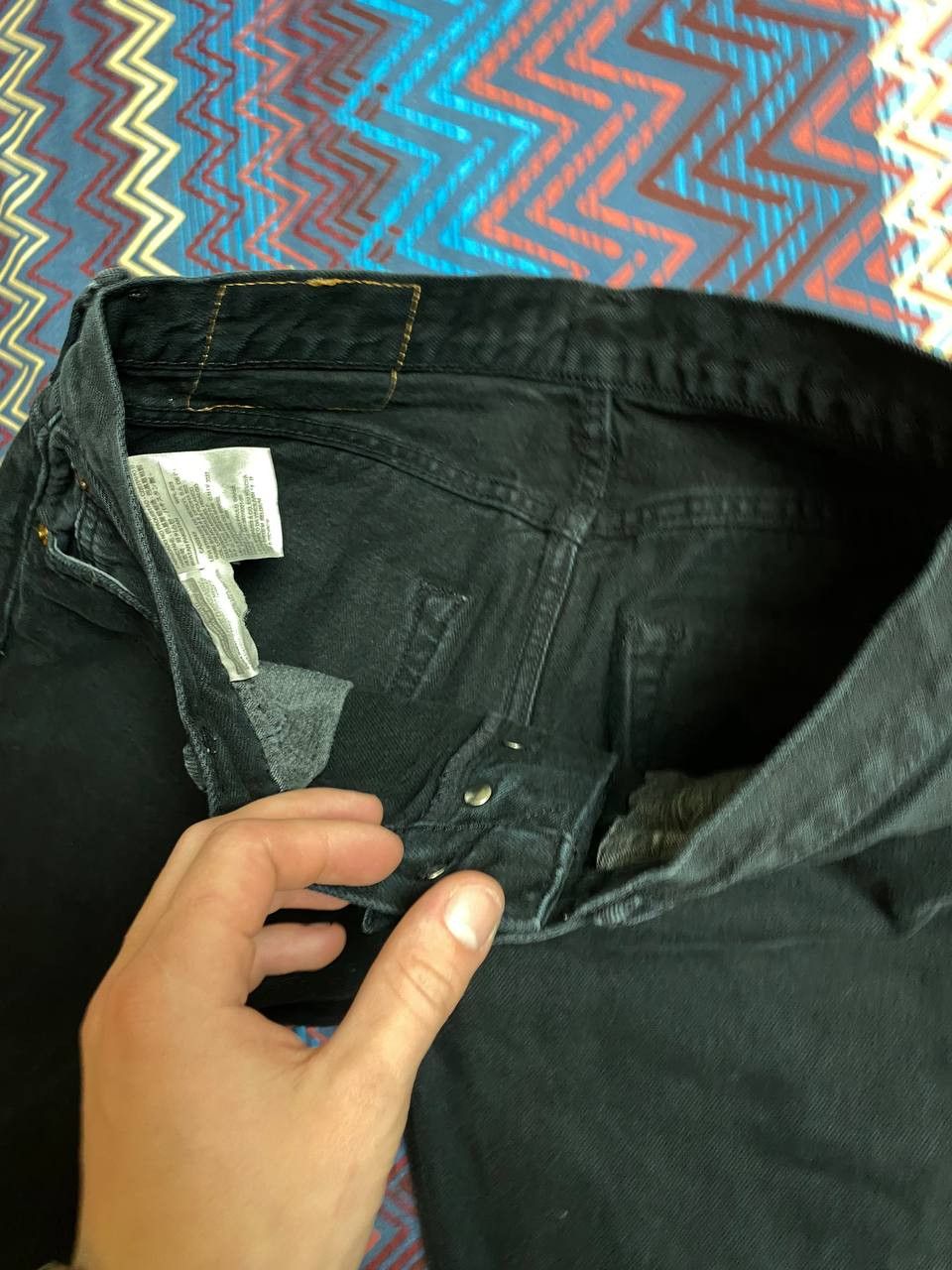 Levi's Y2K Levi's 501 logo jeans pants vintage w30 streetwear Size US 30 / EU 46 - 17 Thumbnail