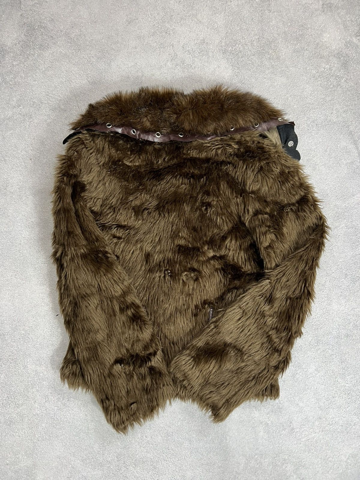 Vintage RARE vintage faux fur BARBIE CROPPED coat jacket Y2K Size US S / EU 44-46 / 1 - 8 Thumbnail