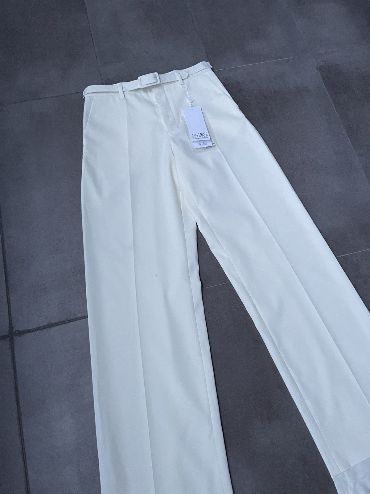 Maison Margiela !DS! SS23 Maison Margiela High Waisted Flared Trousers Size 27" / US 4 / IT 40 - 7 Thumbnail
