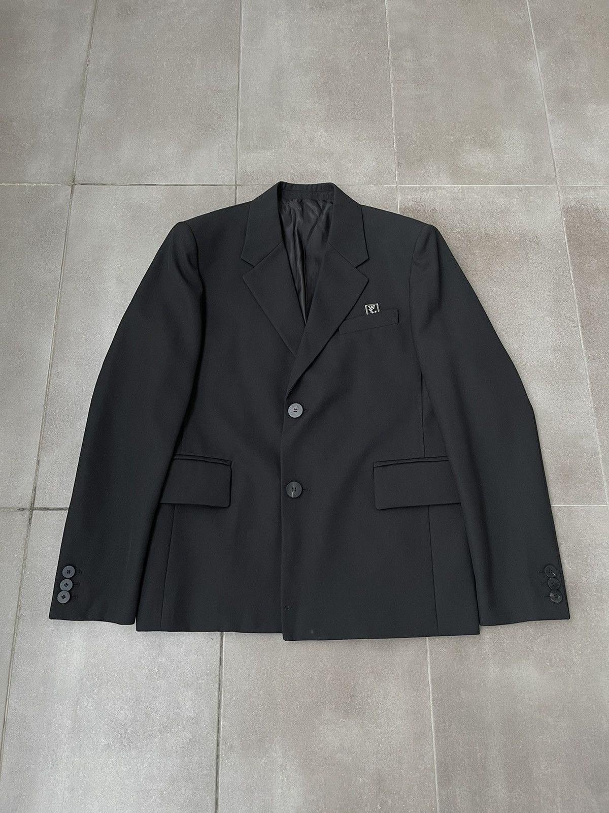 Wooyoungmi !DS! SS23 Wooyoungmi Black Blazer Jacket Size 38R - 9 Thumbnail