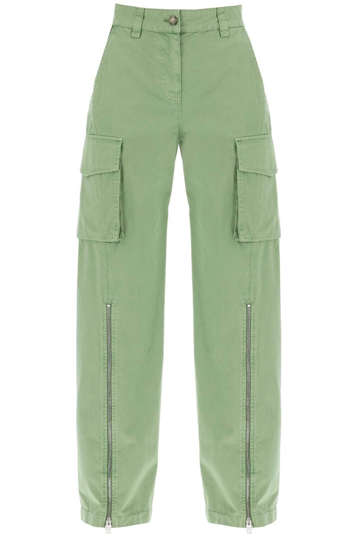 image of Stella Mccartney Organic Cotton Cargo Pants For Men Size Eu 42 For Women in Verde