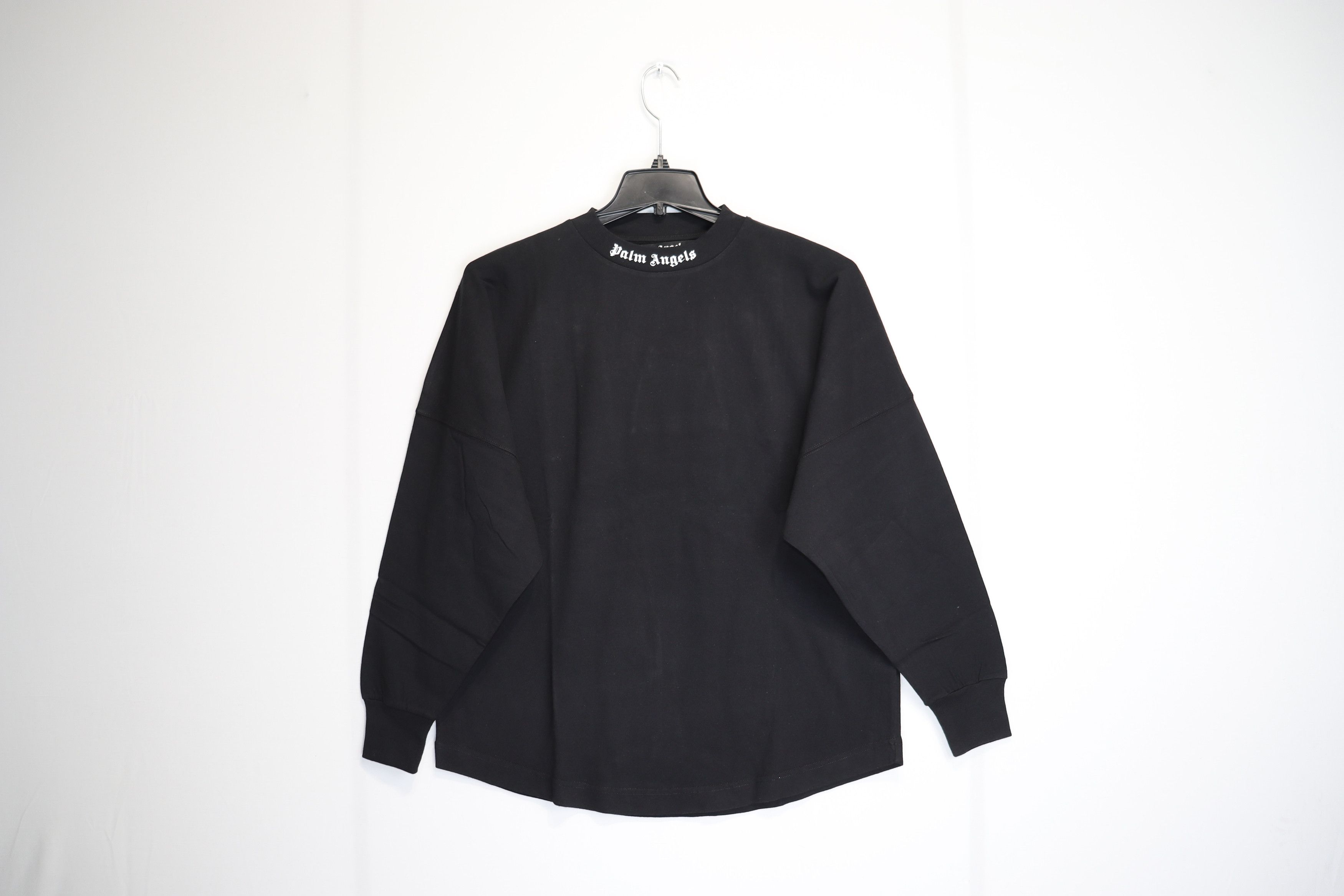 Palm Angels o1rshd1 Classic Logo Over Tee L/S in Black White | Grailed