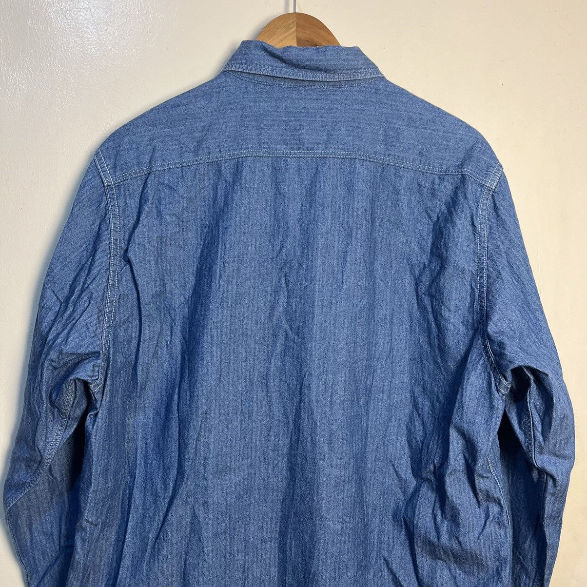 Vintage The Union Special Overalls Co. Engineer Button Up LS Shirt Size US L / EU 52-54 / 3 - 15 Thumbnail