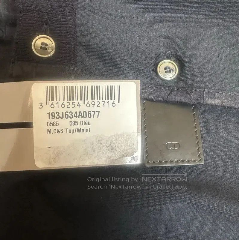 Dior Dior Men's Navy Cotton Polo Shirt . Size US XS / EU 42 / 0 - 3 Thumbnail