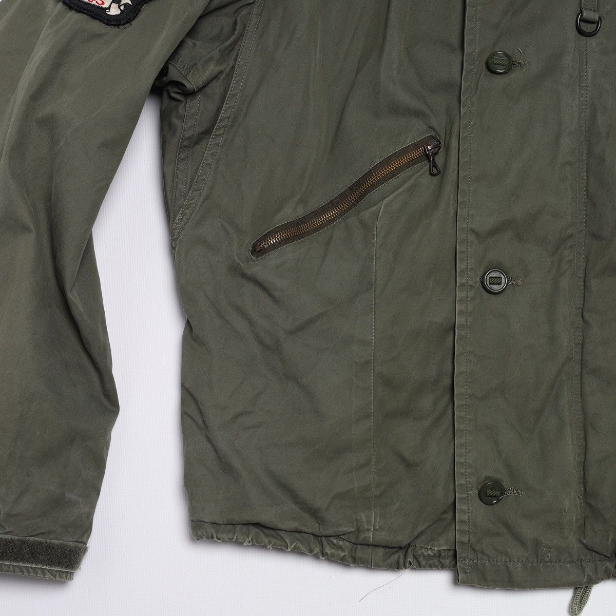Vintage Vintage RAF MK3 Cold Weather Flying Jacket Bomber Olive Size US XL / EU 56 / 4 - 6 Thumbnail