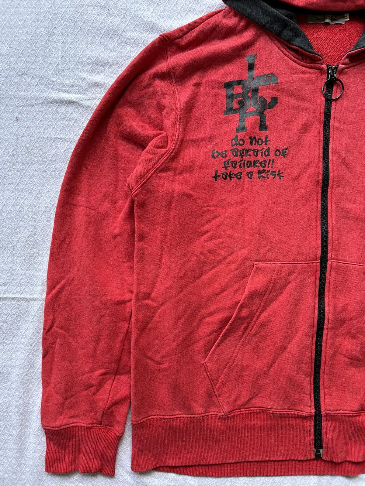 Japanese Brand Japanese Blue Cross Poem Zip Hoodie Size US L / EU 52-54 / 3 - 2 Thumbnail