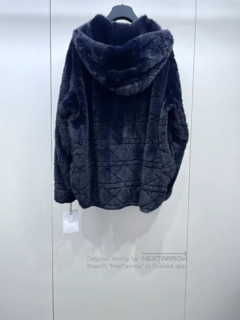 Dior Dior Rattan plaid mink fur hooded fur coat Size XXS / US 00 / IT 34 - 4 Thumbnail