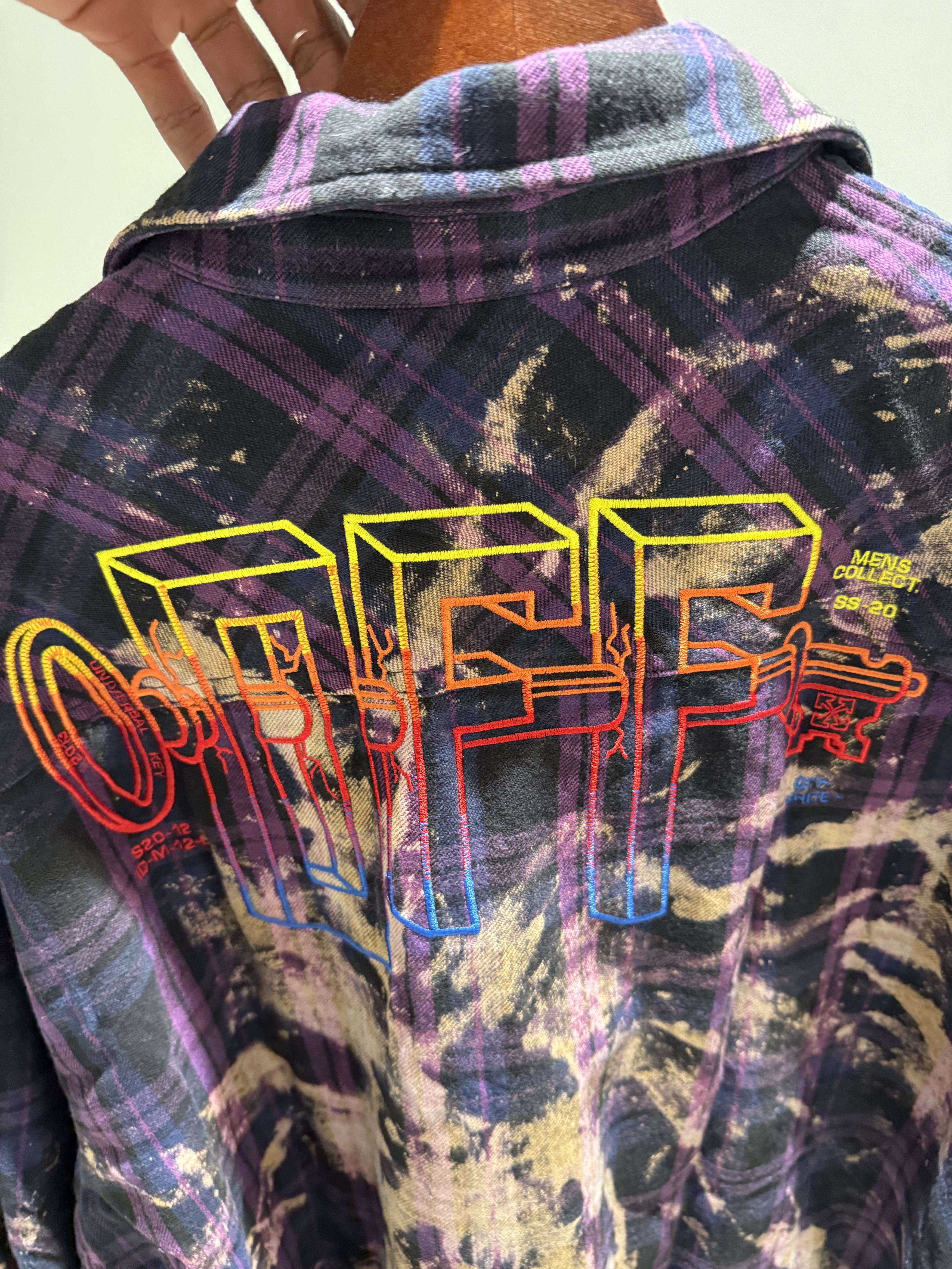 Off-White Off-White flannel crystal kiss checkered shirt Size US XL / EU 56 / 4 - 6 Thumbnail