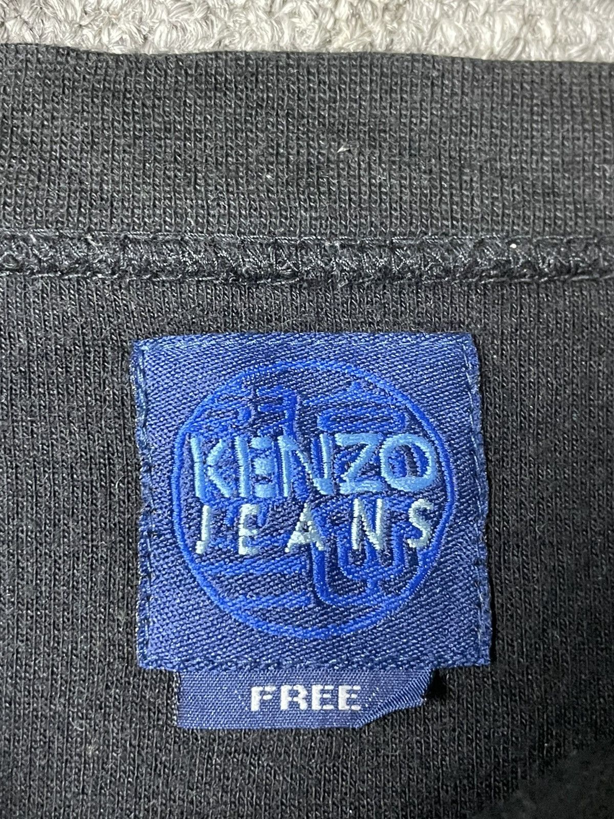Kenzo × Vintage Kenzo Jeans Brand Sweatshirt (57) Size US S / EU 44-46 / 1 - 6 Thumbnail