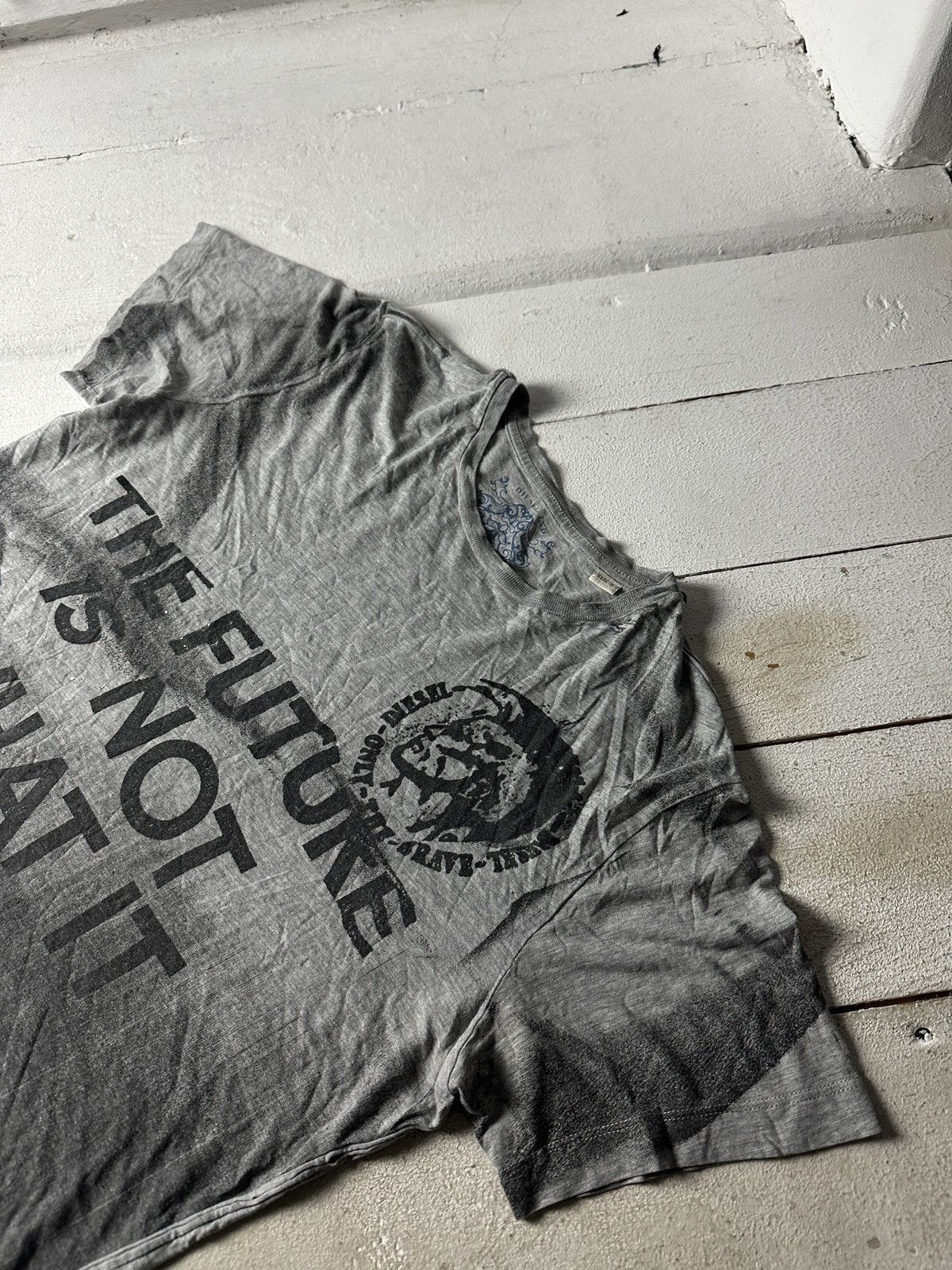 Diesel 🚨DIESEL AVANT GARDE ARCHIVE VINTAGE BIG LOGO T-SHIRT Y2K TEE Size US S / EU 44-46 / 1 - 2 Thumbnail
