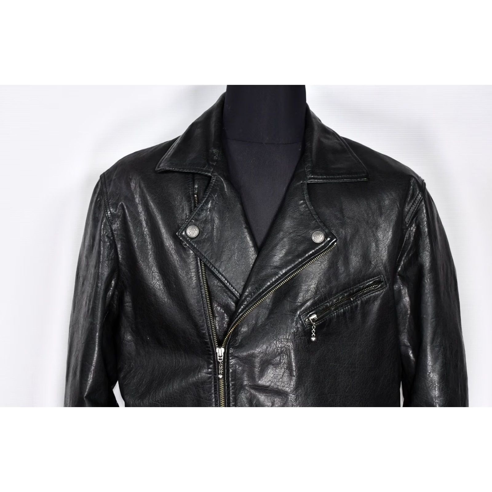 Levi's Levi's Motorcycle Jacket Biker Men's XL Leather Black Size US XL / EU 56 / 4 - 3 Thumbnail