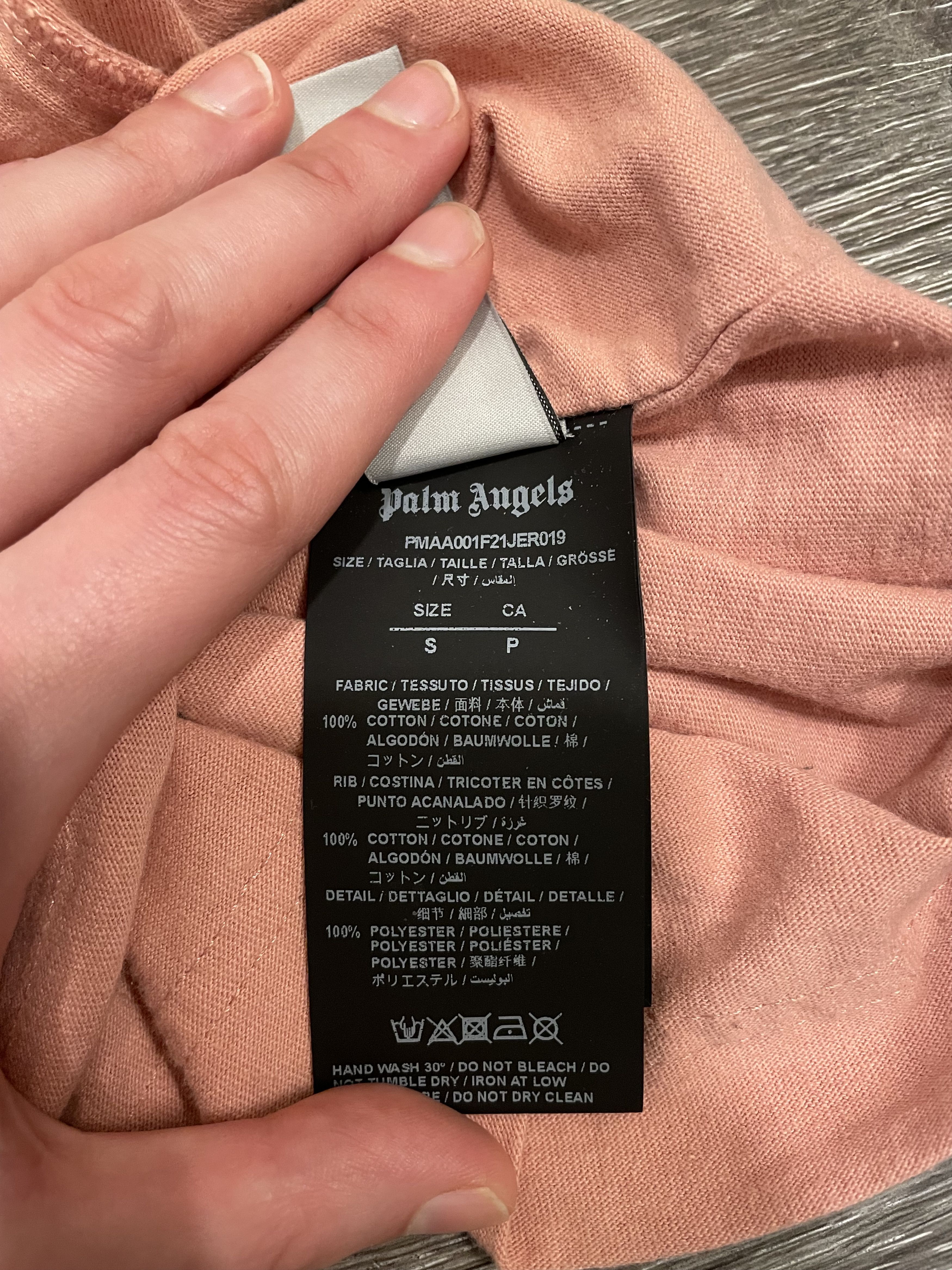 Palm Angels Inside out effect T-shirt Size US S / EU 44-46 / 1 - 3 Thumbnail