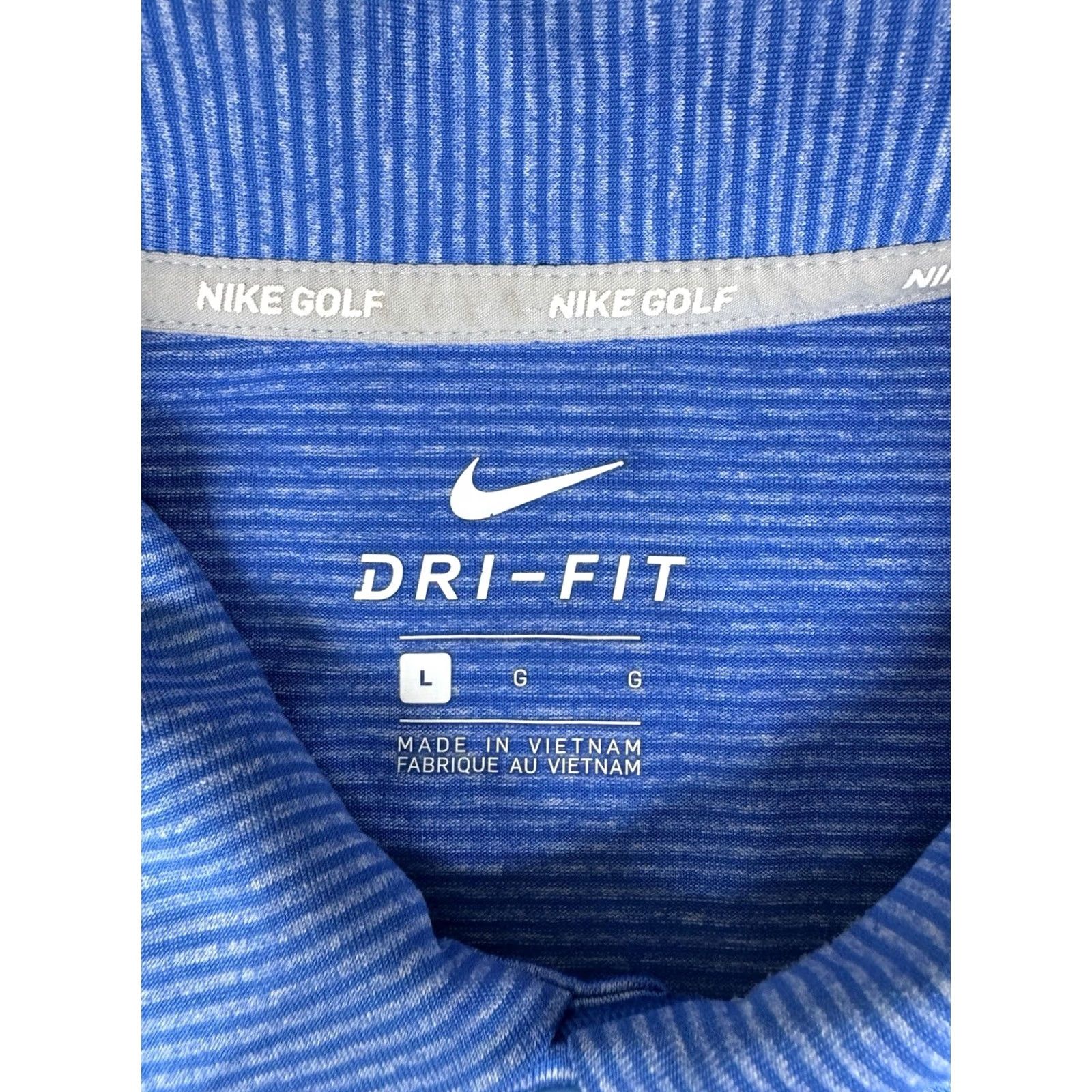 Nike Nike Golf Dri-Fit Polo Shirt Blue Men’s Large Size US L / EU 52-54 / 3 - 2 Thumbnail