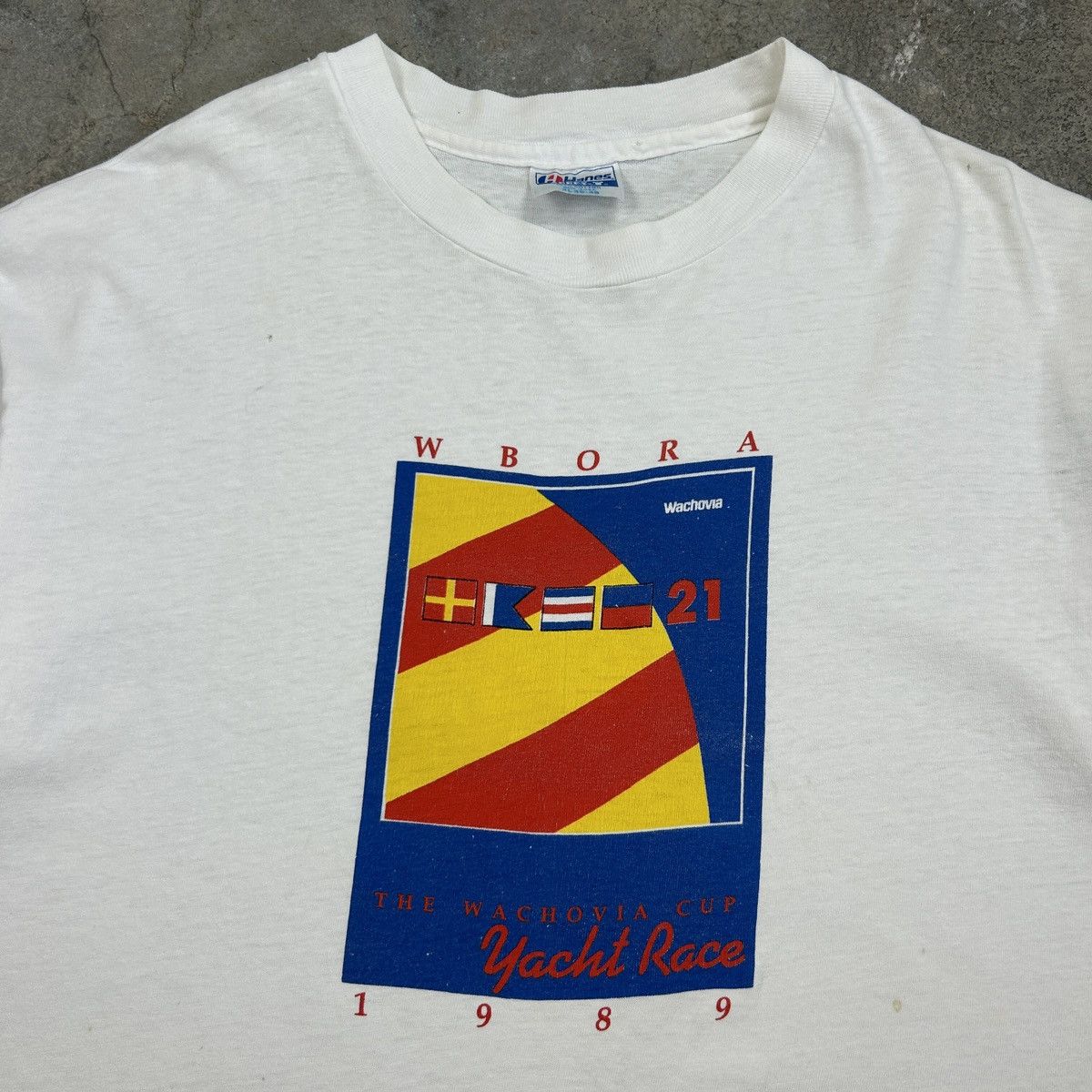 Vintage 1989 Wachovia Yahct Race Size US L / EU 52-54 / 3 - 2 Thumbnail