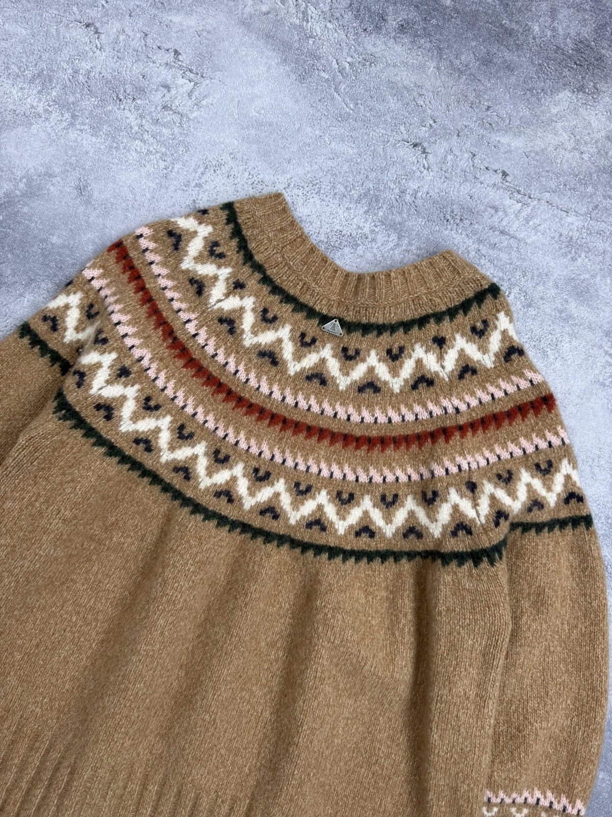 Barbour Barbour Wool Knit Sweater Fair Isle Nordic Women’s Size XL / US 12-14 / IT 48-50 - 17 Thumbnail