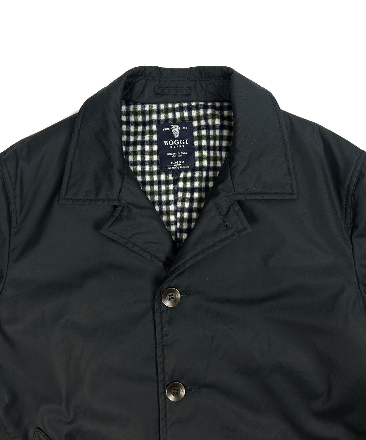 Boggi Vintage Boggi Milano Heavy Coat Wool Blend Black Men’s L Size US L / EU 52-54 / 3 - 8 Thumbnail
