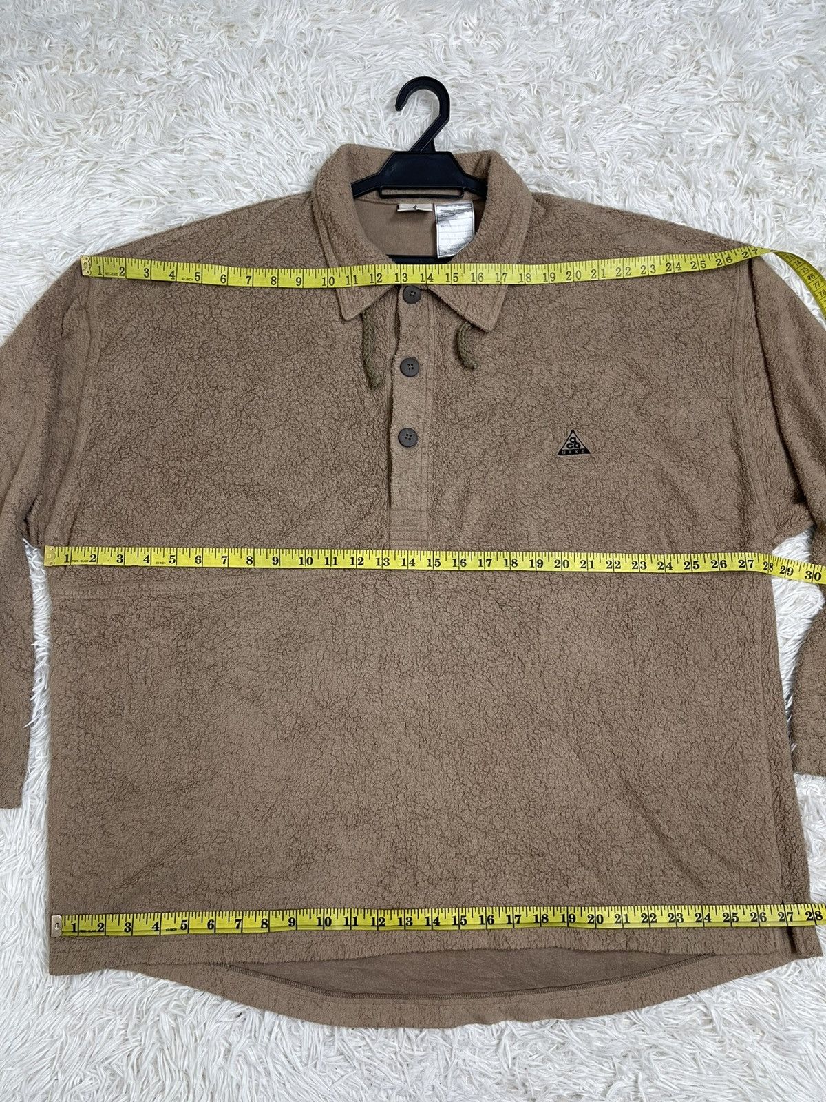 Nike ACG 90's Nike ACG Half Button Boxy Pullover Fleece Jacket Size US L / EU 52-54 / 3 - 11 Thumbnail