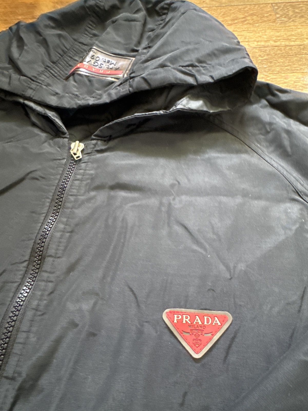 Prada Vintage Prada SGV126 09W Quilted Zip up Size US L / EU 52-54 / 3 - 2 Thumbnail