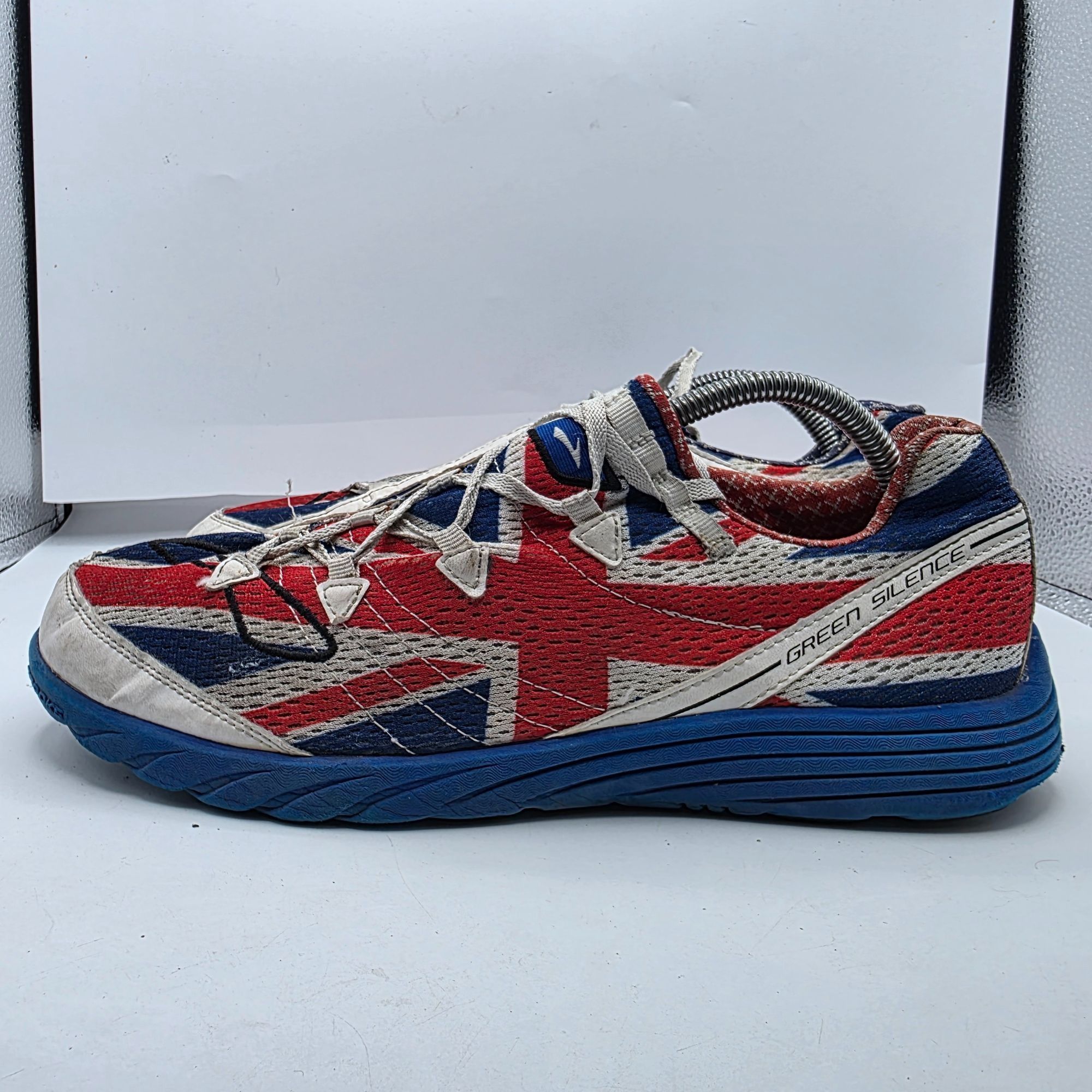 Brooks Brooks Green Silence Union Jack Mens Size 11 Athletic Shoes Size US 11 / EU 44 - 13 Thumbnail