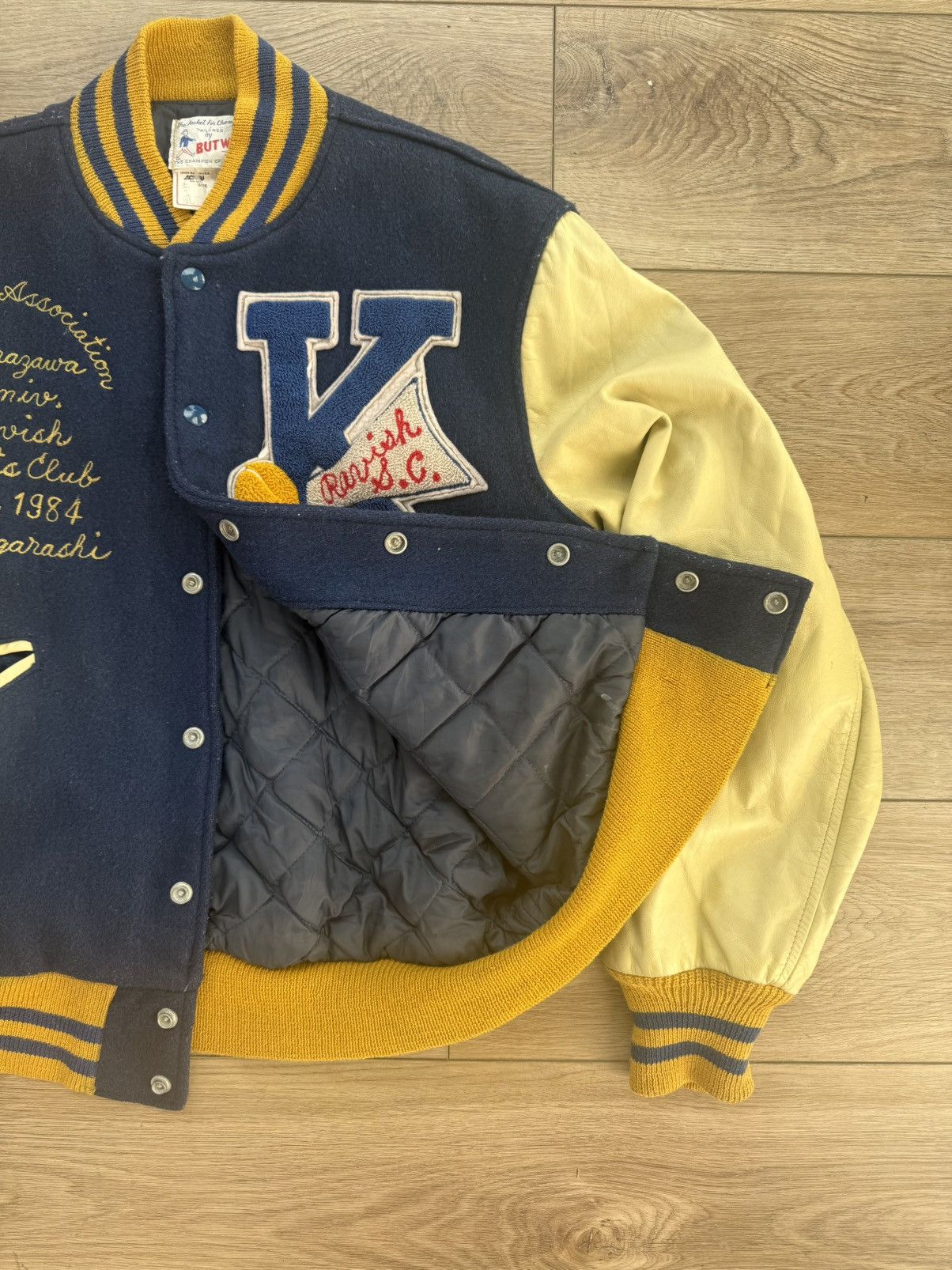 Vintage Vintage But Win Varsity Jacket Size US M / EU 48-50 / 2 - 2 Thumbnail